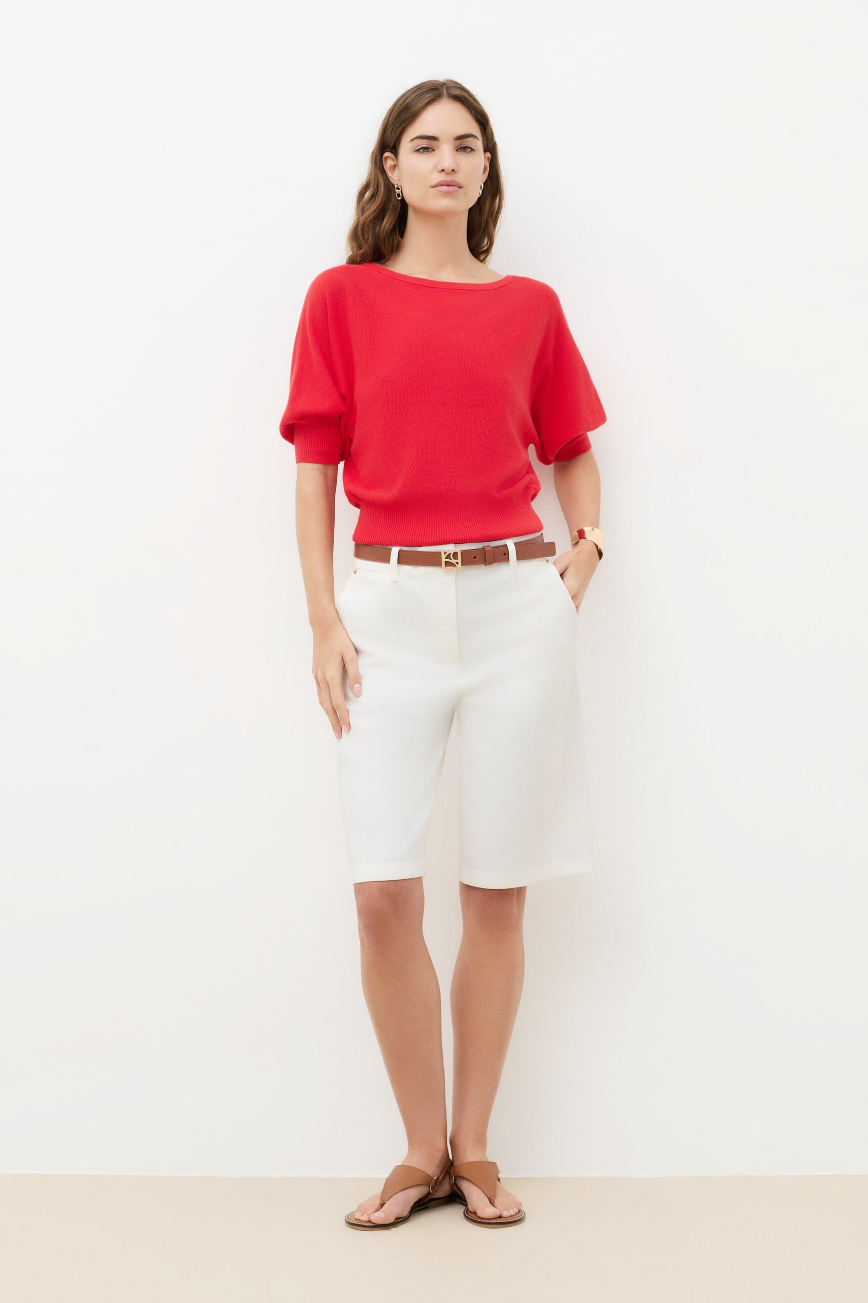 Pull Joan rouge femme