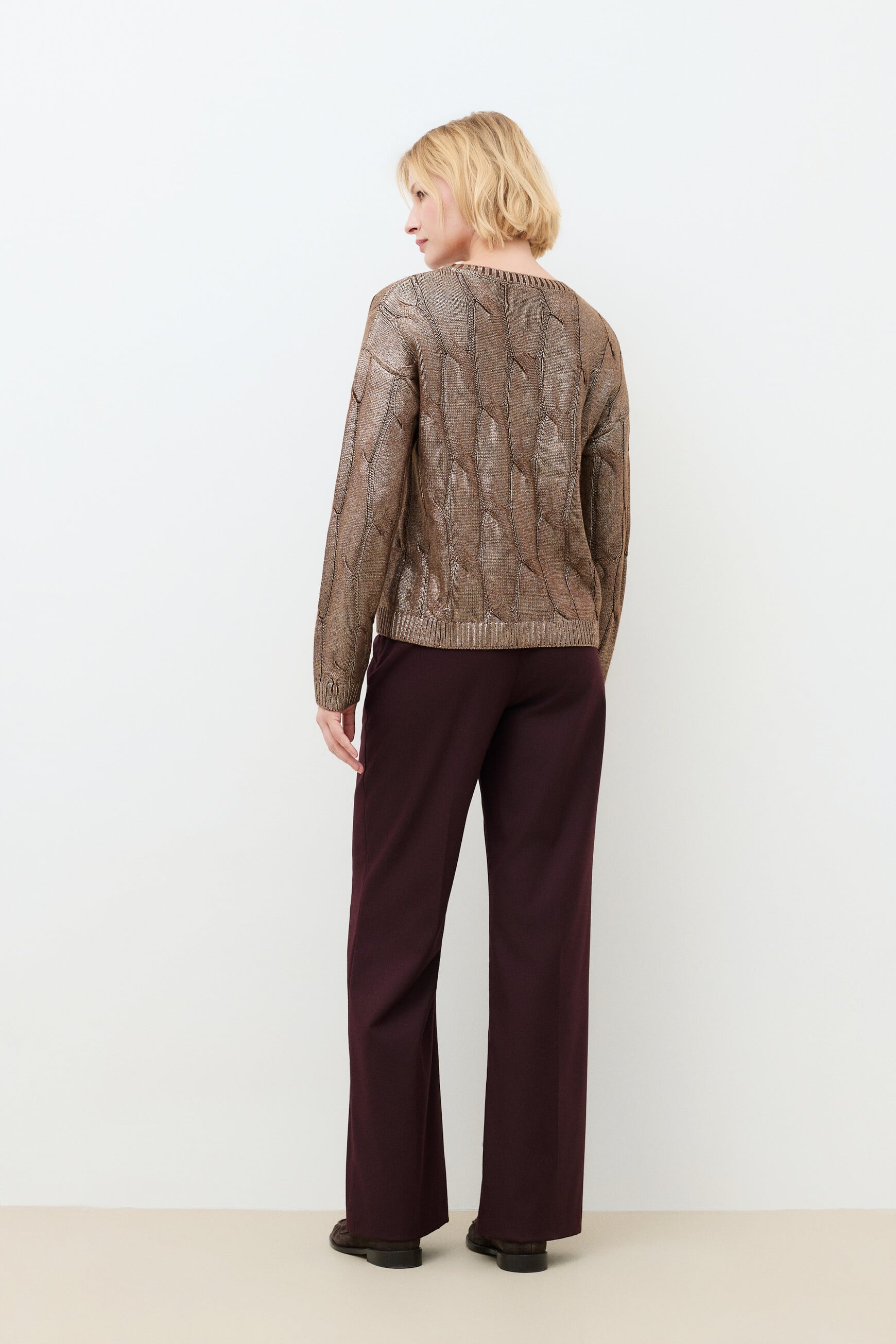 Mval sweater brown woman