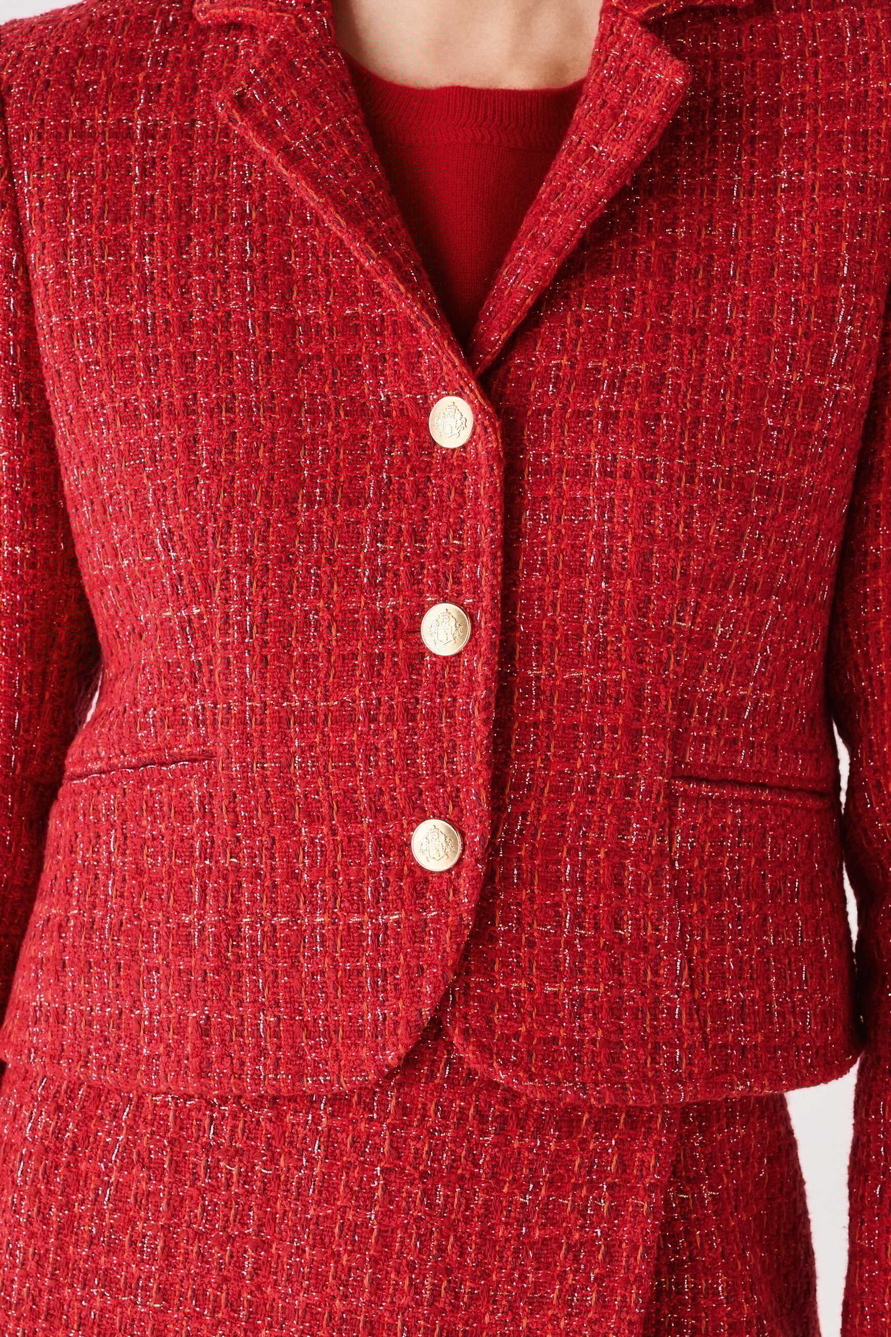Veste Vchristmas rouge femme