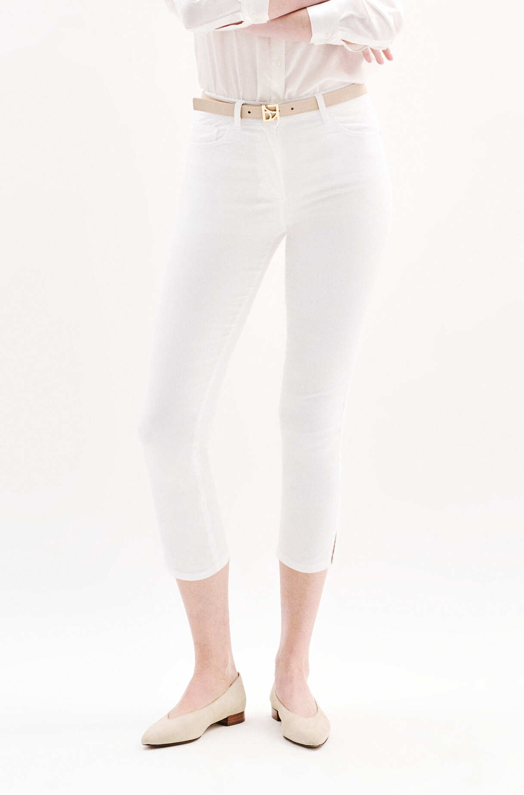 Pantalón blanco mujer