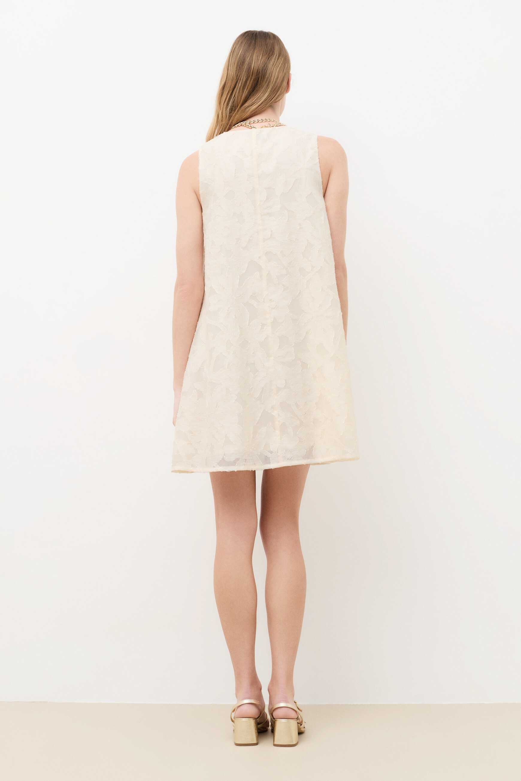 Robe Rbritney ecru femme