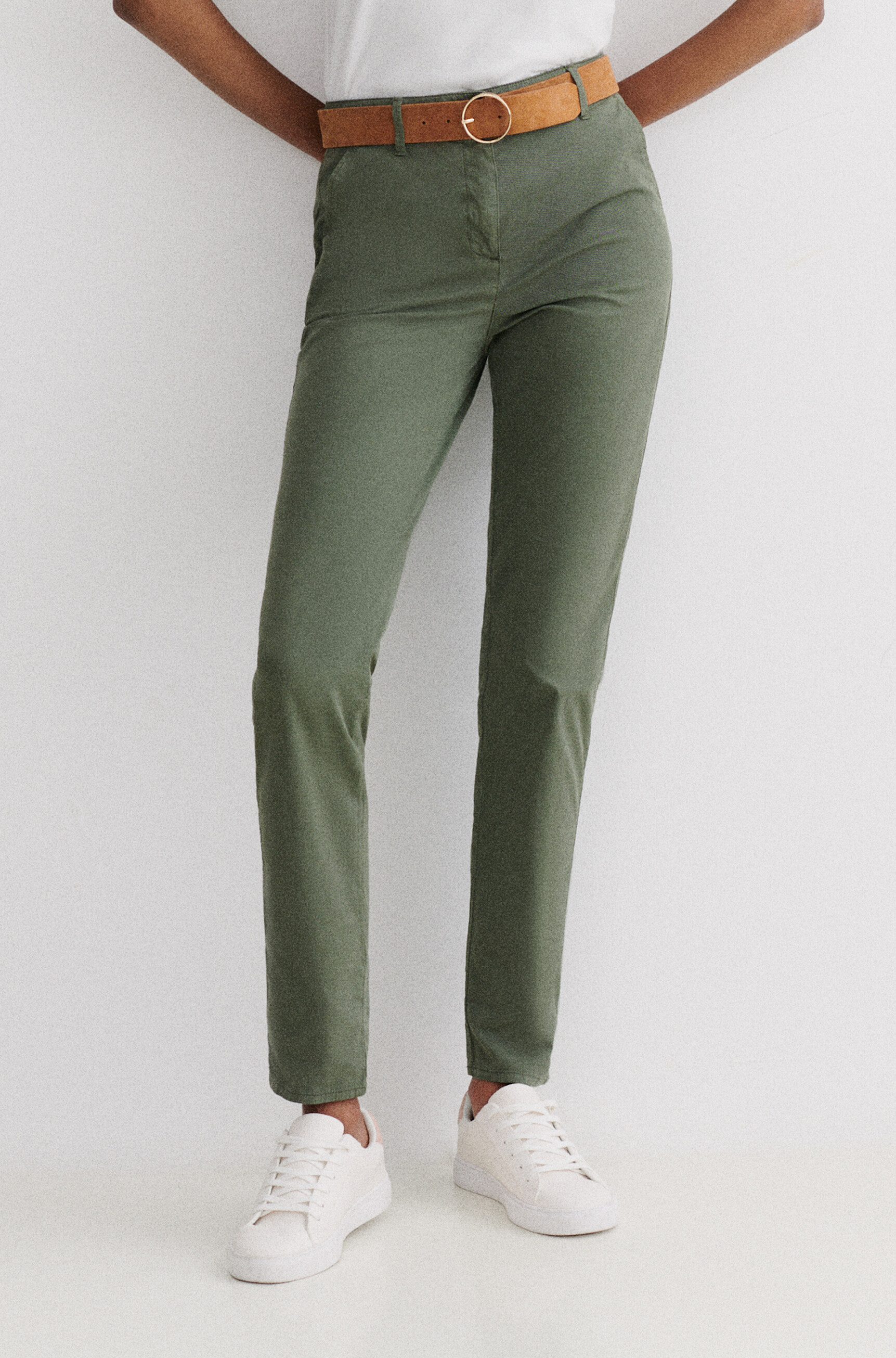 pantalon adelmo vert kaki femme pantalon adelmo vert kaki femme