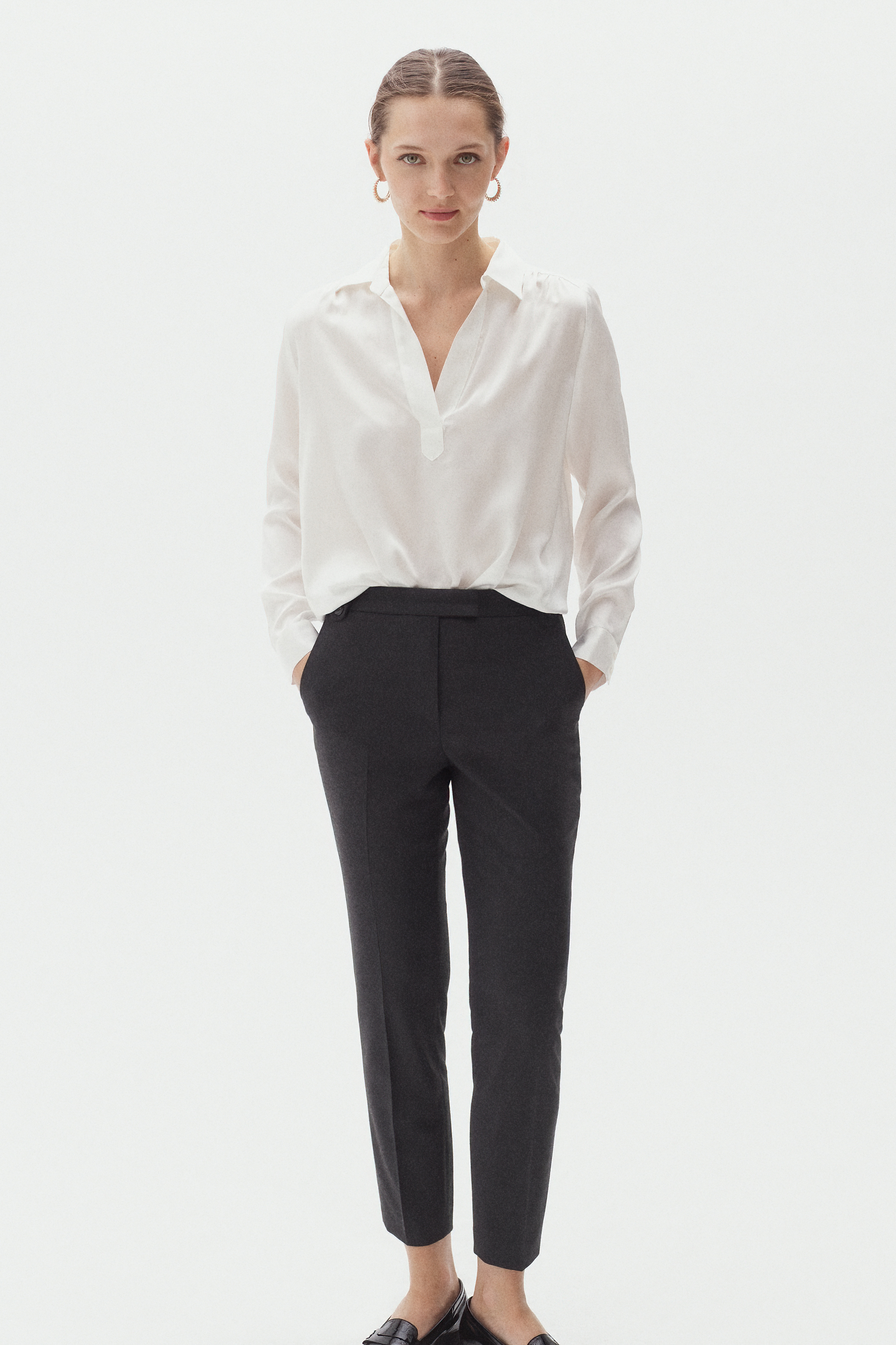 pantalon claude gris fonce femme pantalon claude gris fonce femme