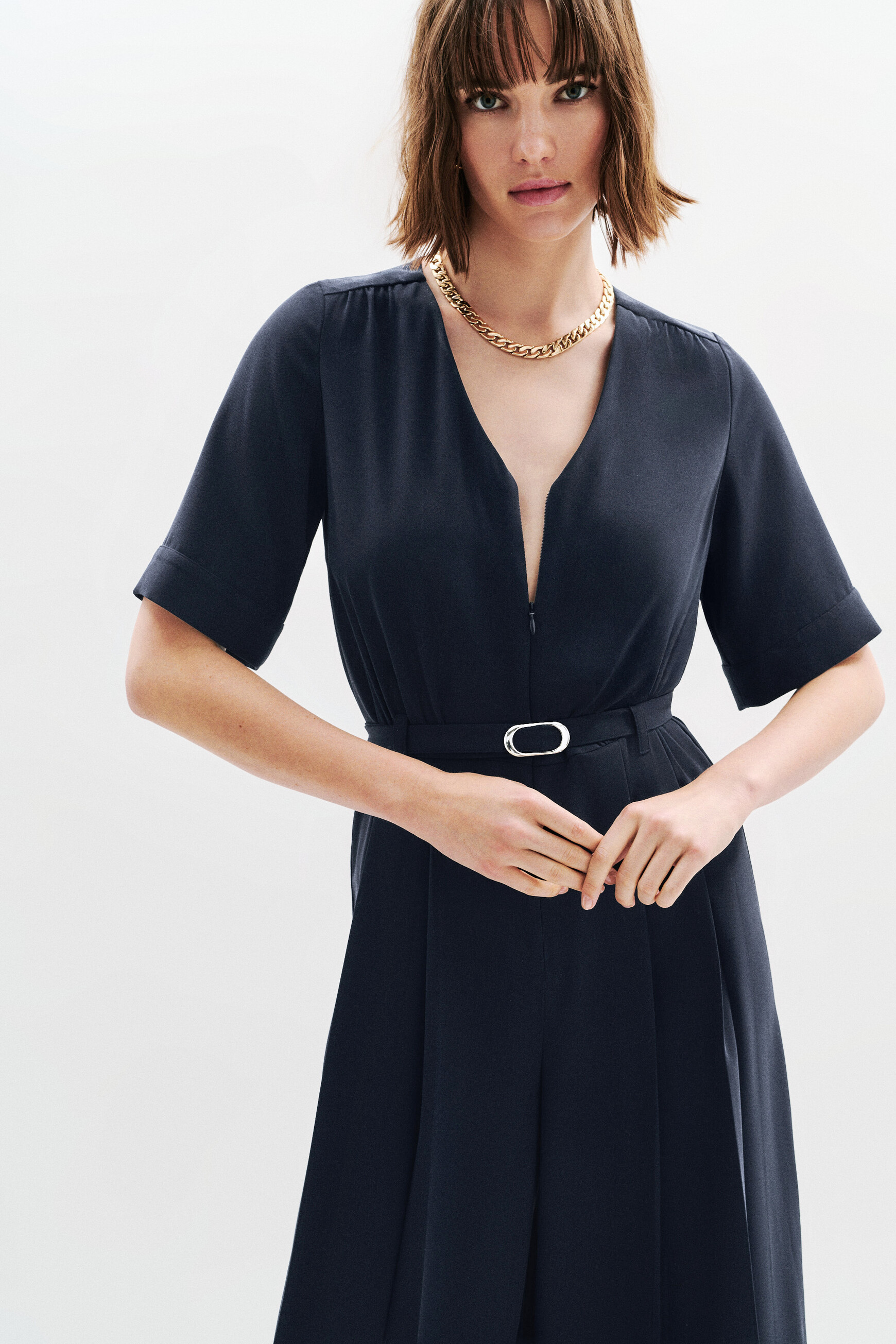 combinaison cpinceau bleu marine femme Combinaison Cpinceau bleu marine femme