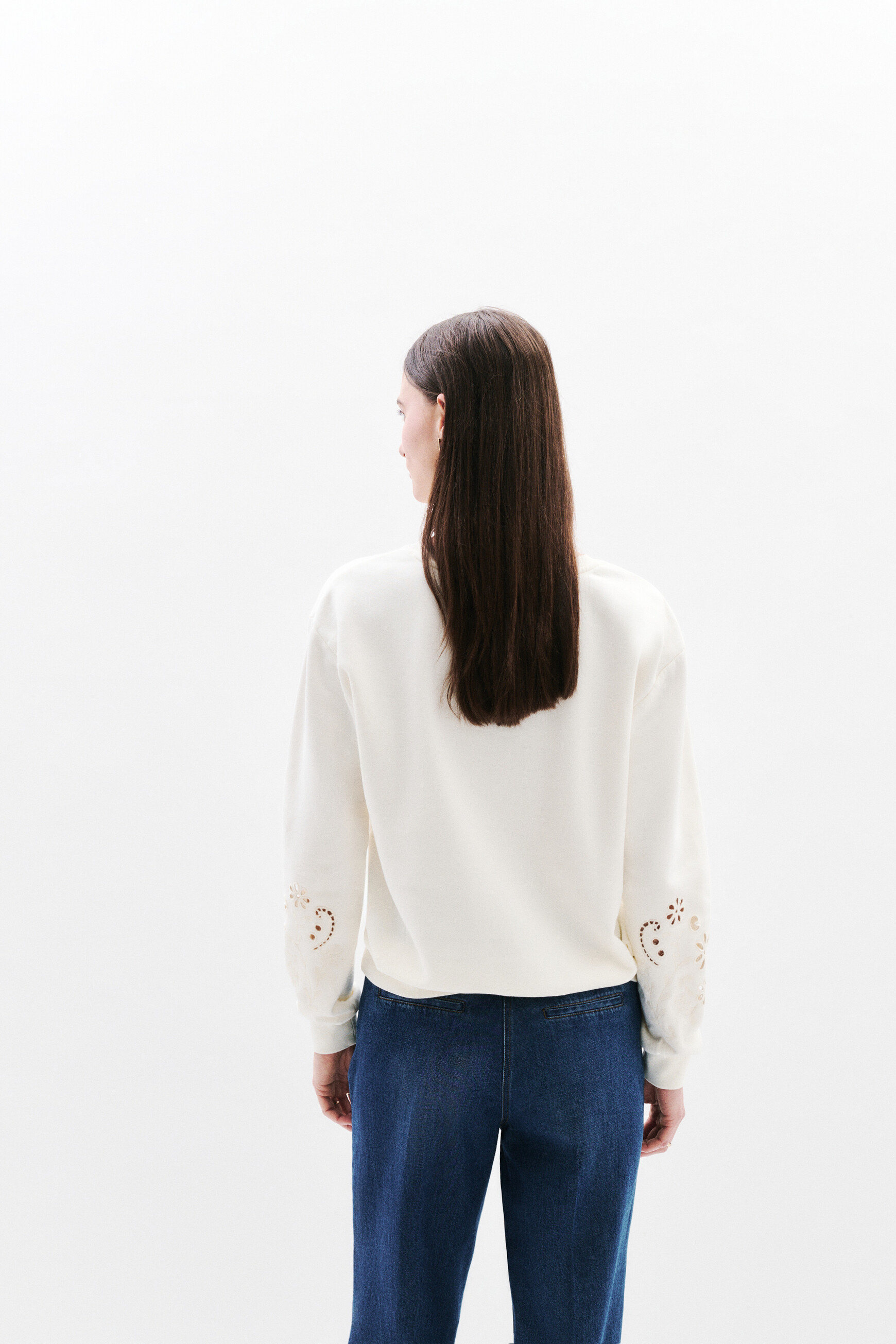 sweatshirt talida creme femme Sweatshirt Talida creme femme