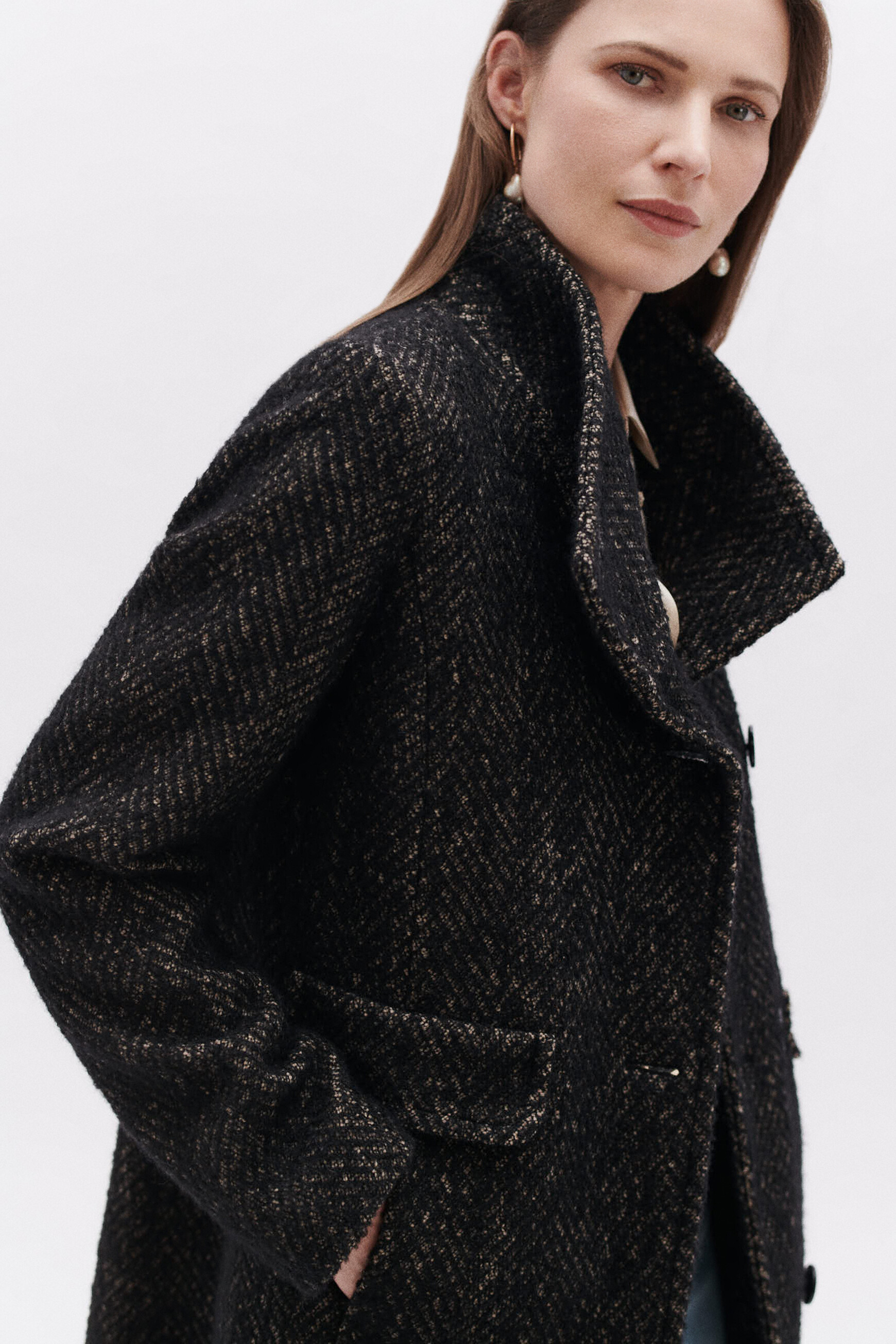 manteau gali long noir femme Manteau gali long noir femme
