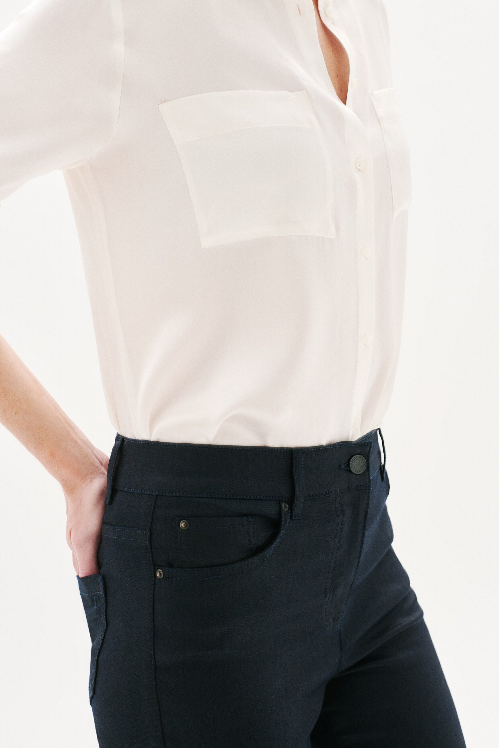 Pbradley trousers navy blue woman