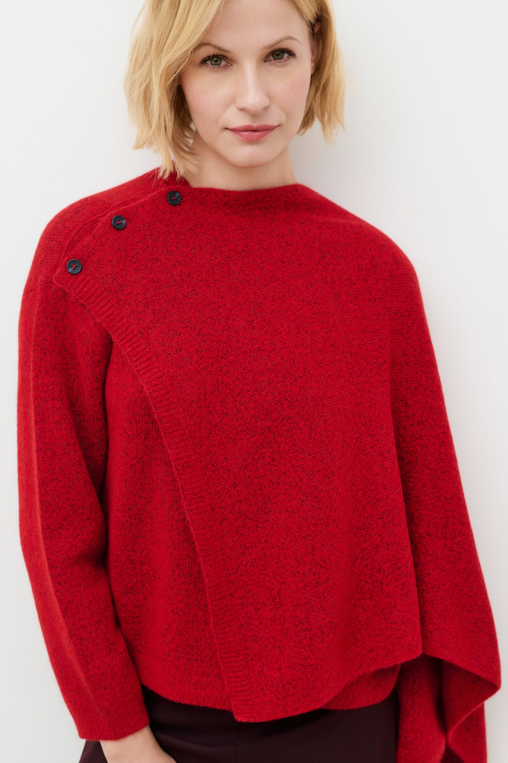 Mdaphne sweater red woman