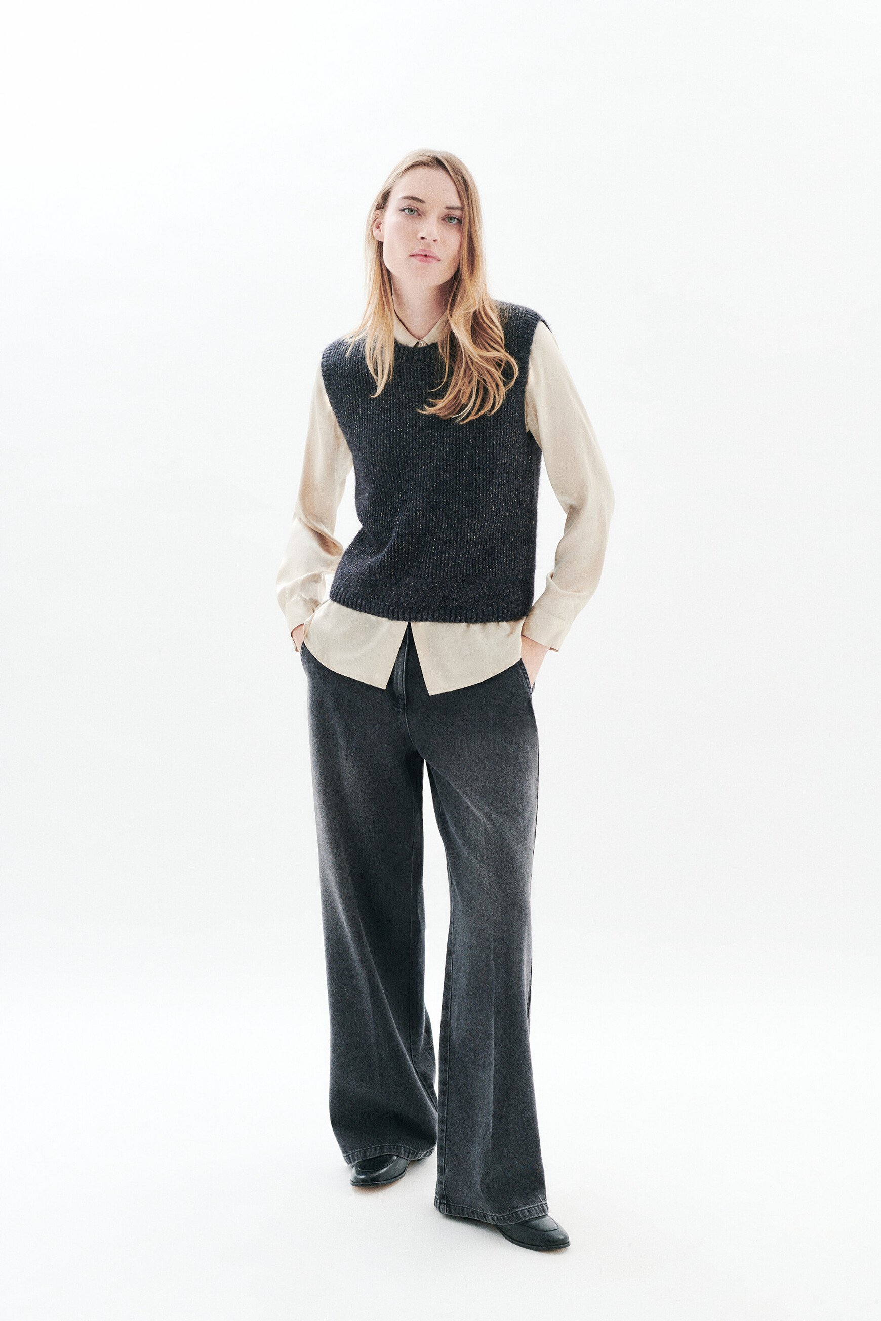Pull Mclaire gris femme