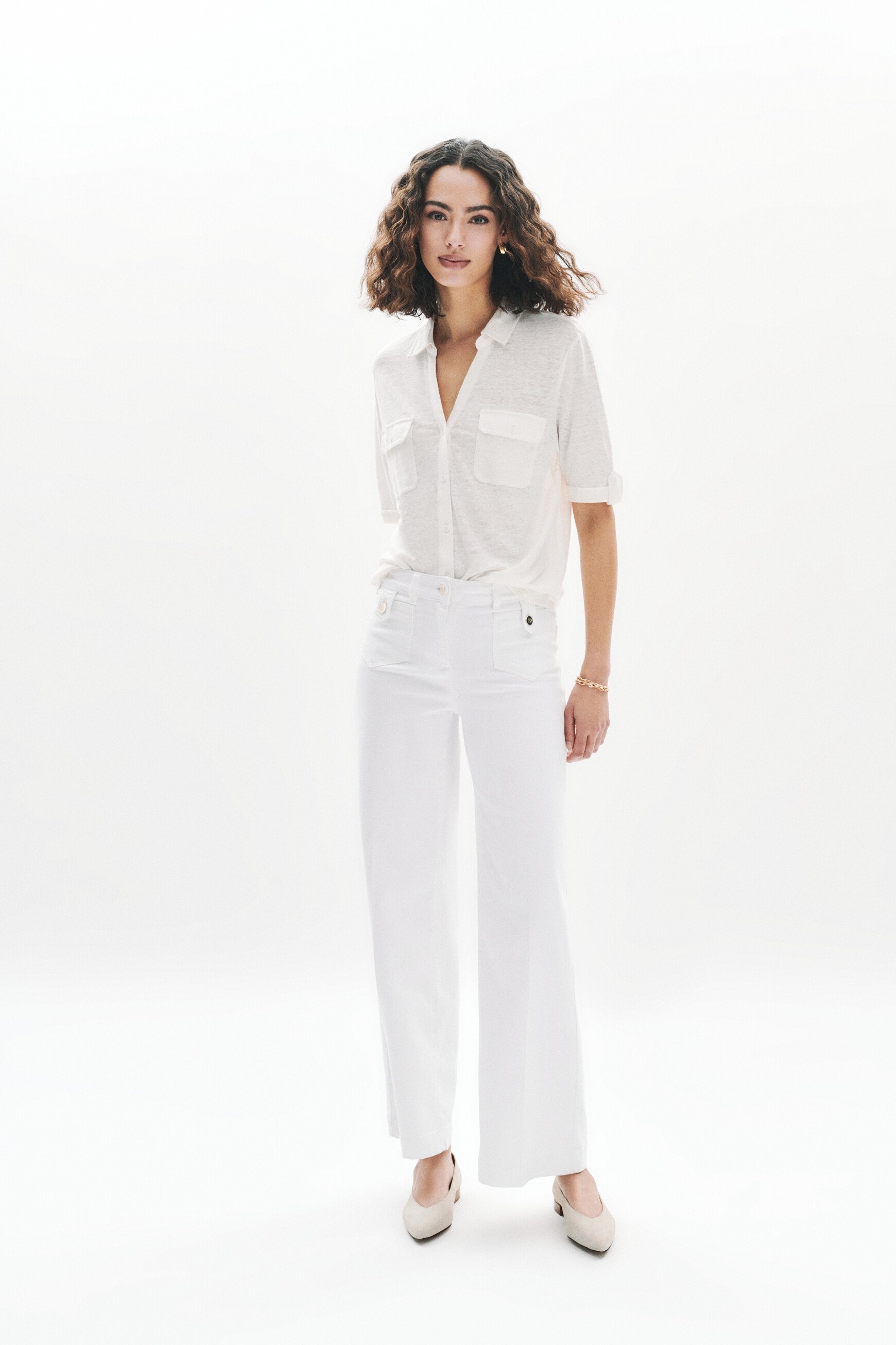 chemise estela 100 lin ecru femme chemise estela 100% lin ecru femme