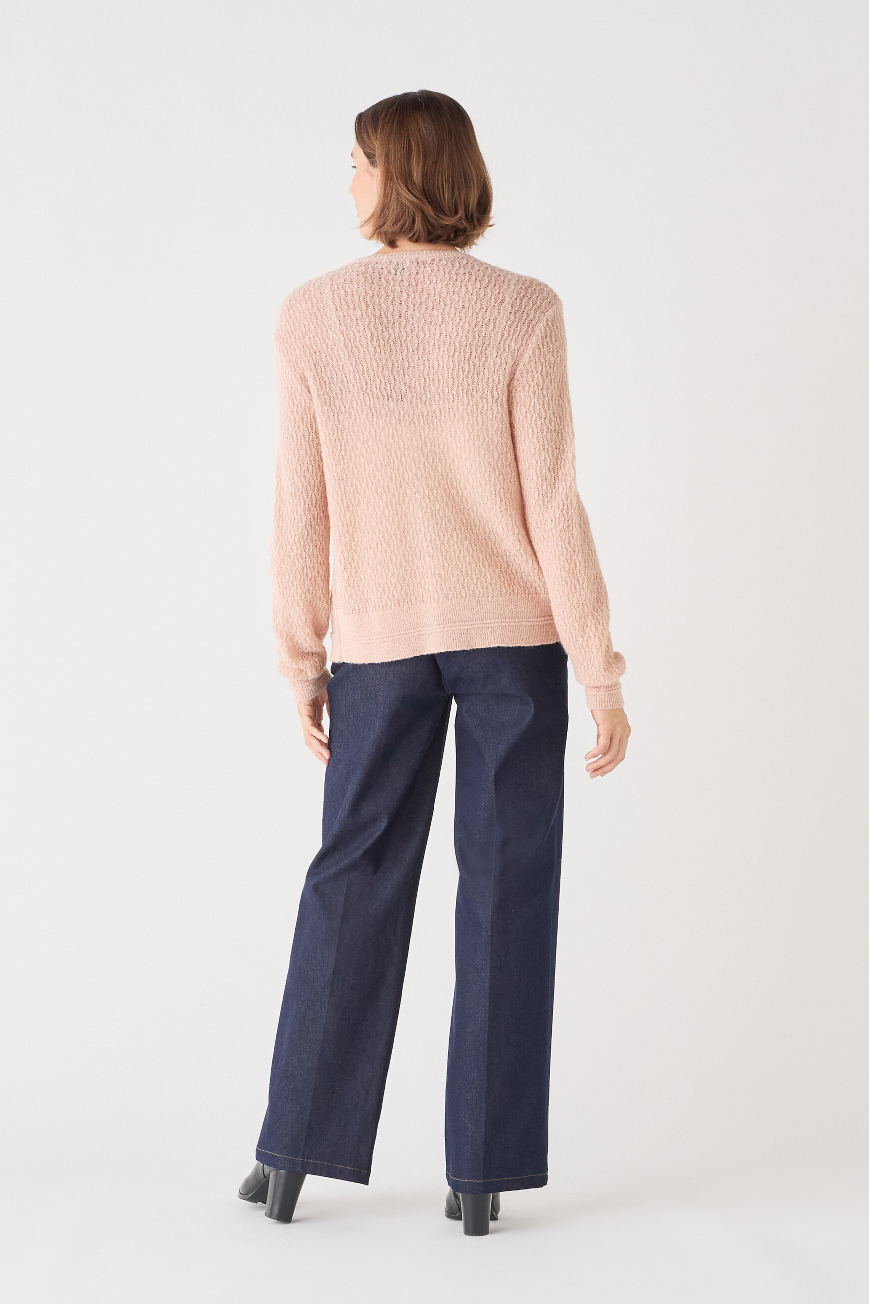Gilet Mjade rose saumon femme