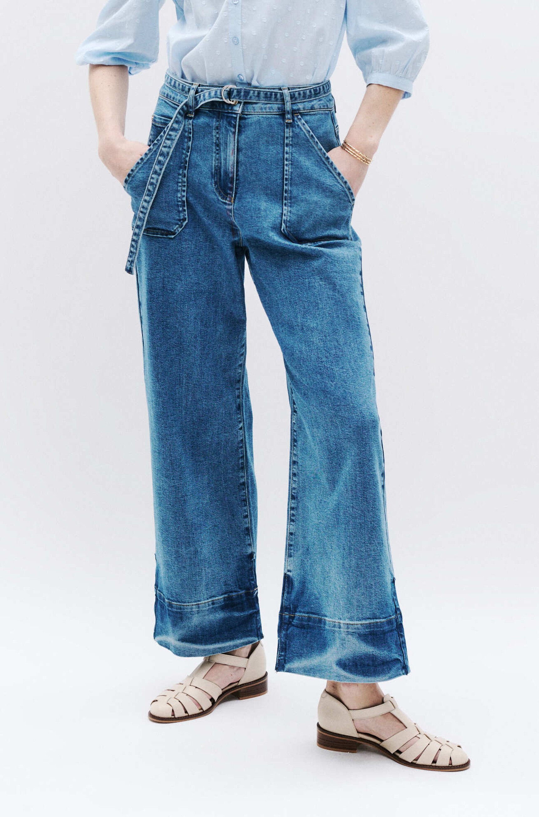 positani hose denim baby blau damen Positani Hose denim baby blau damen