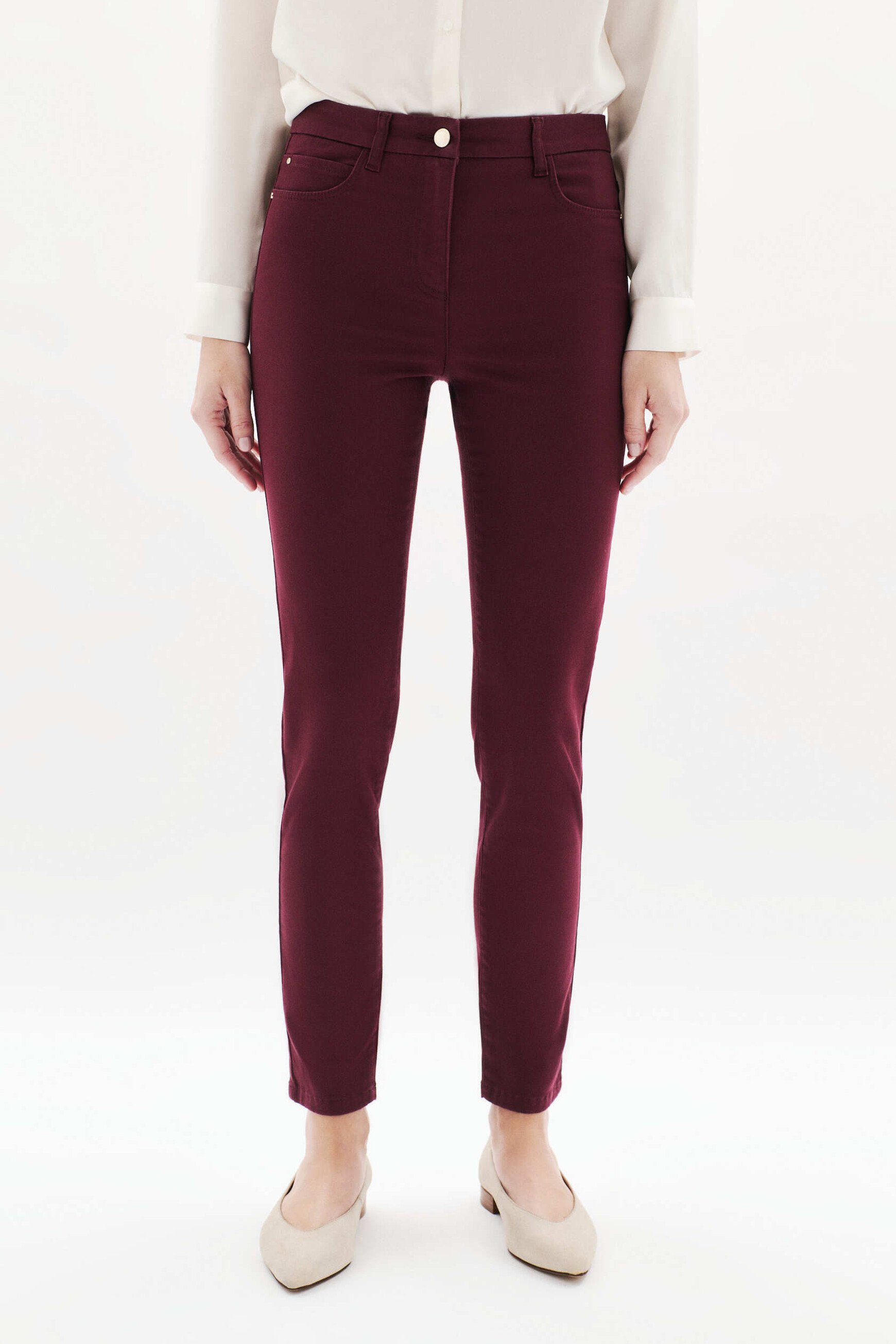 tony trousers burgundy woman Tony trousers burgundy woman