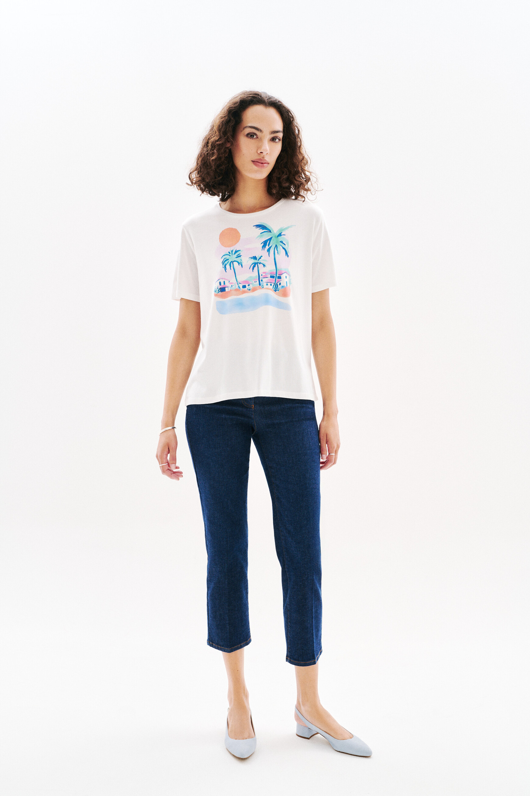 t shirt tim transat ecru femme T-shirt Tim-Transat ecru femme