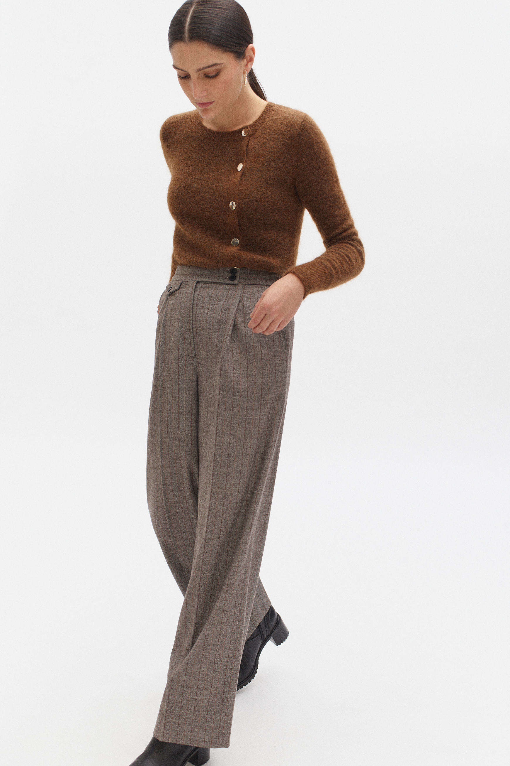 pantalon oliver camel femme Pantalon oliver camel femme