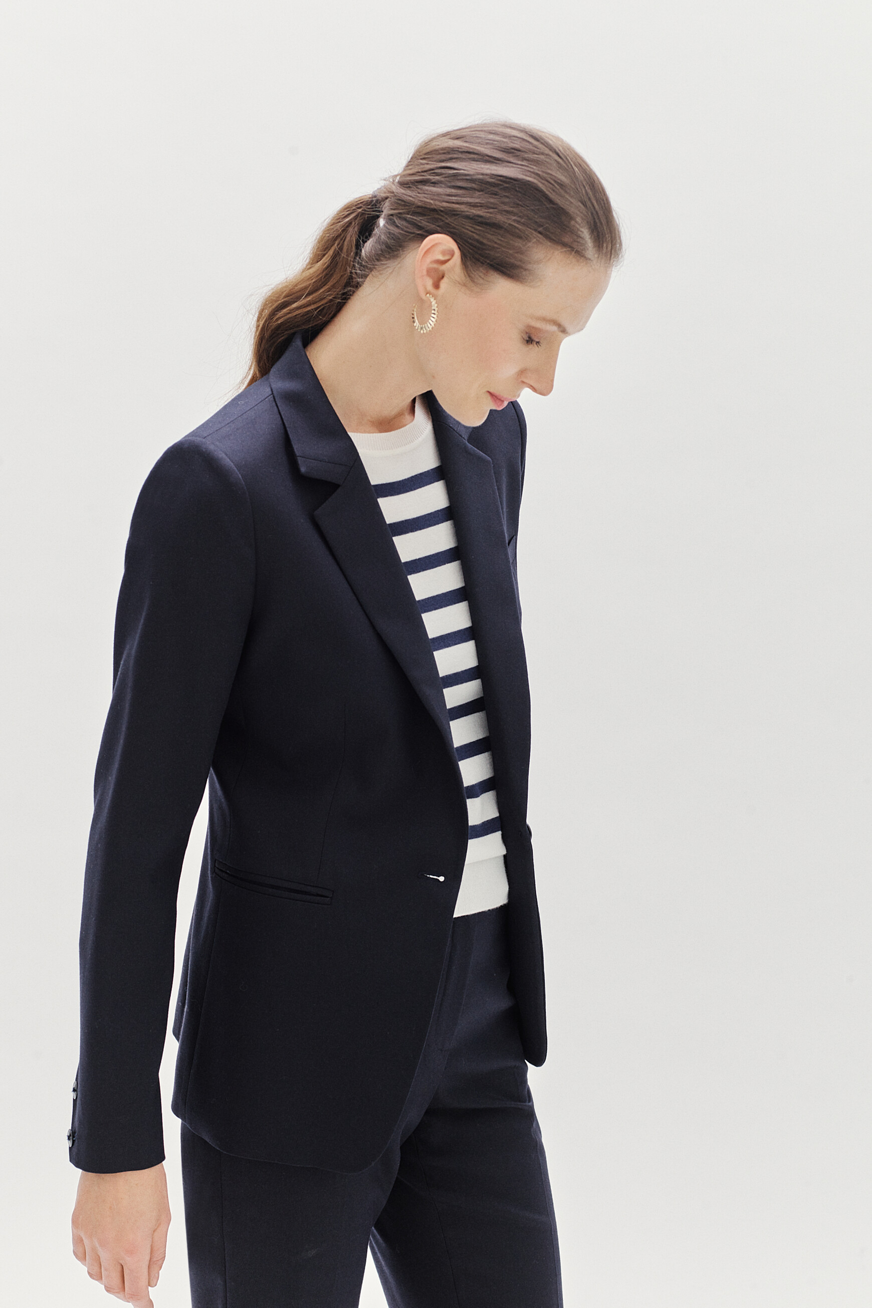 blazer fiona bleu marine femme blazer fiona bleu marine femme