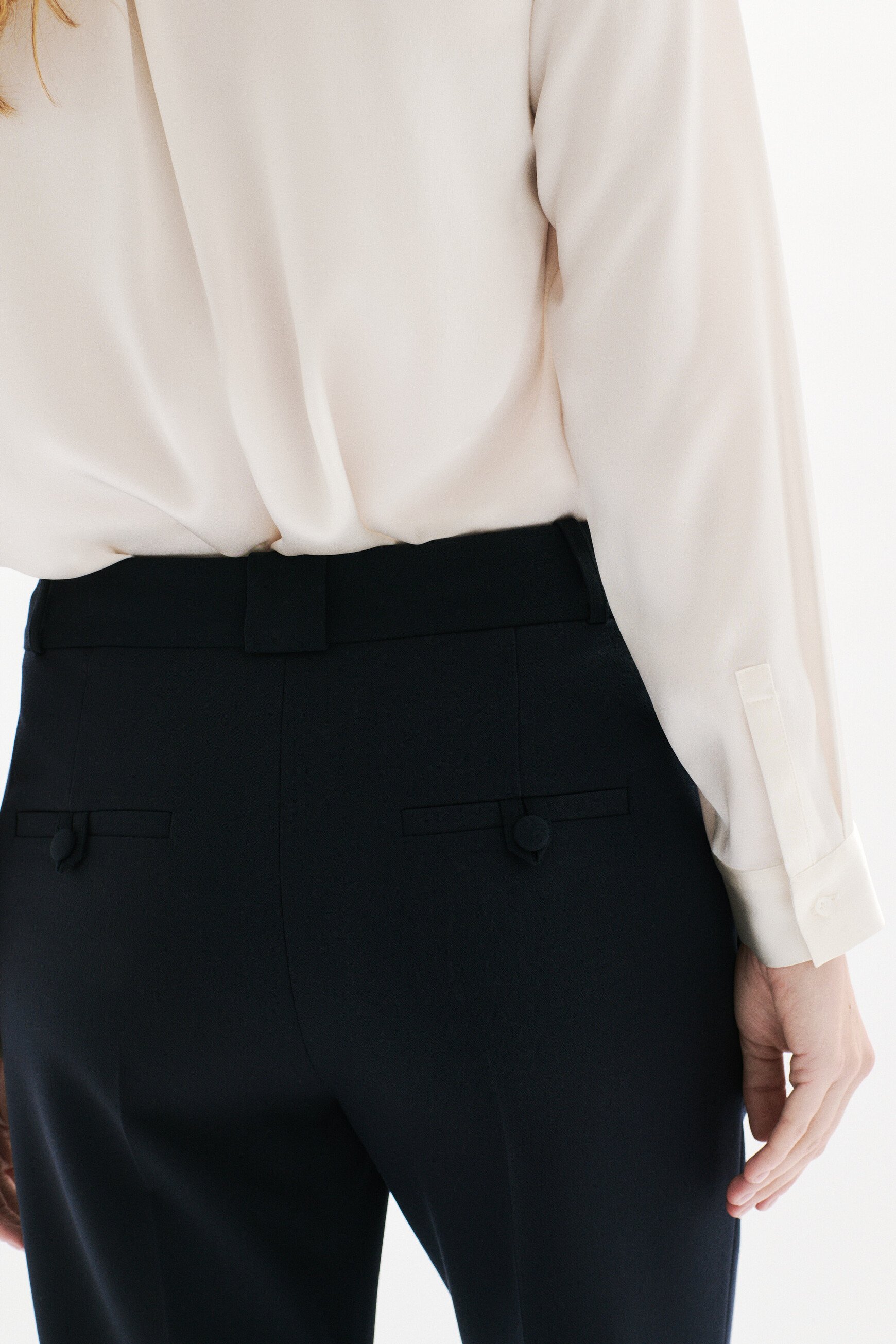 Pelagie trousers navy blue woman