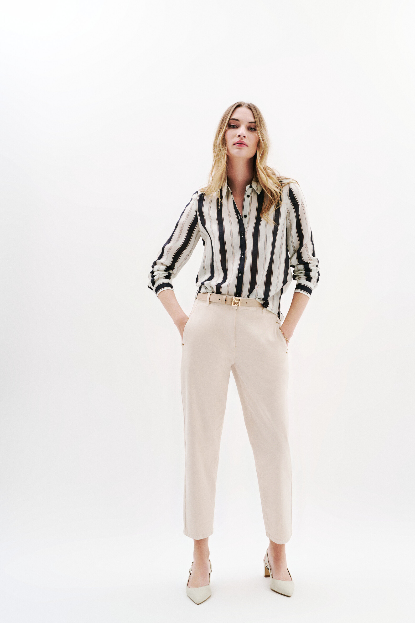 camisa brendastripes negro mujer Camisa Brendastripes negro mujer
