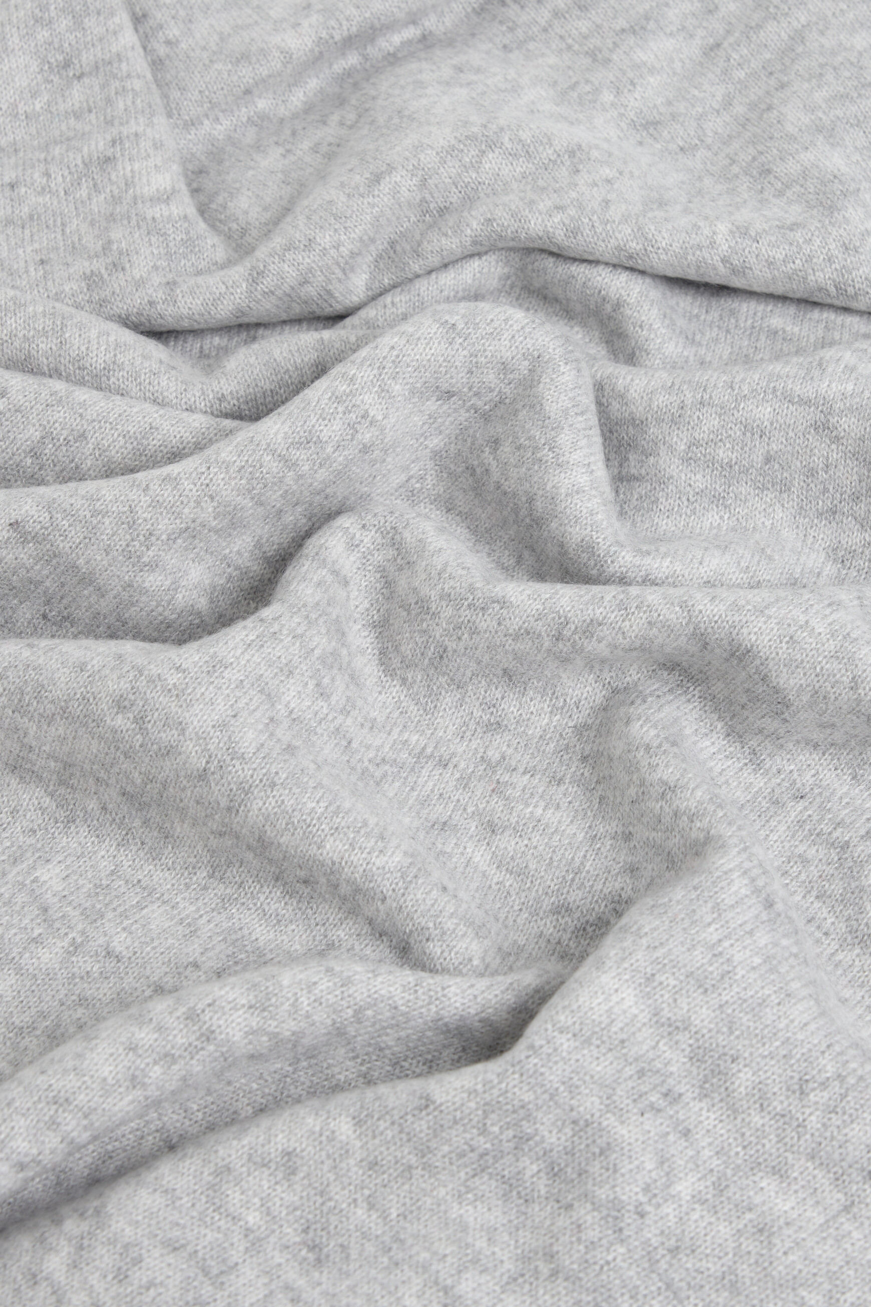 Mabel 100% cashmere scarf light grey woman