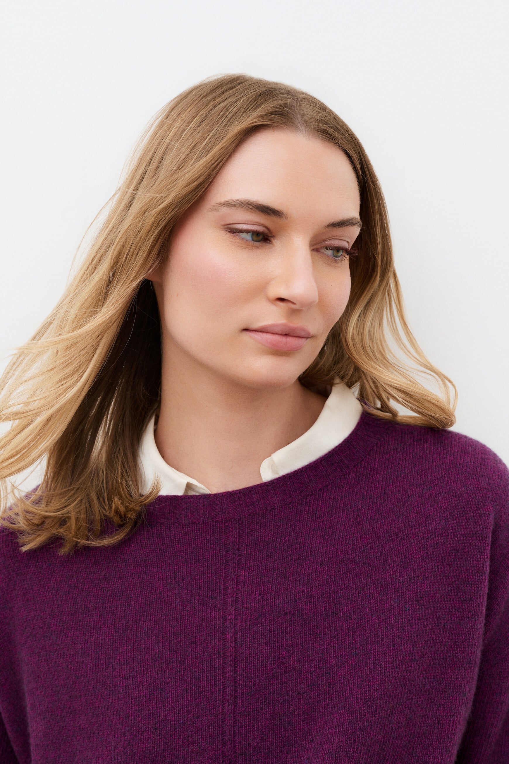 Mjade sweater violete oscuro woman