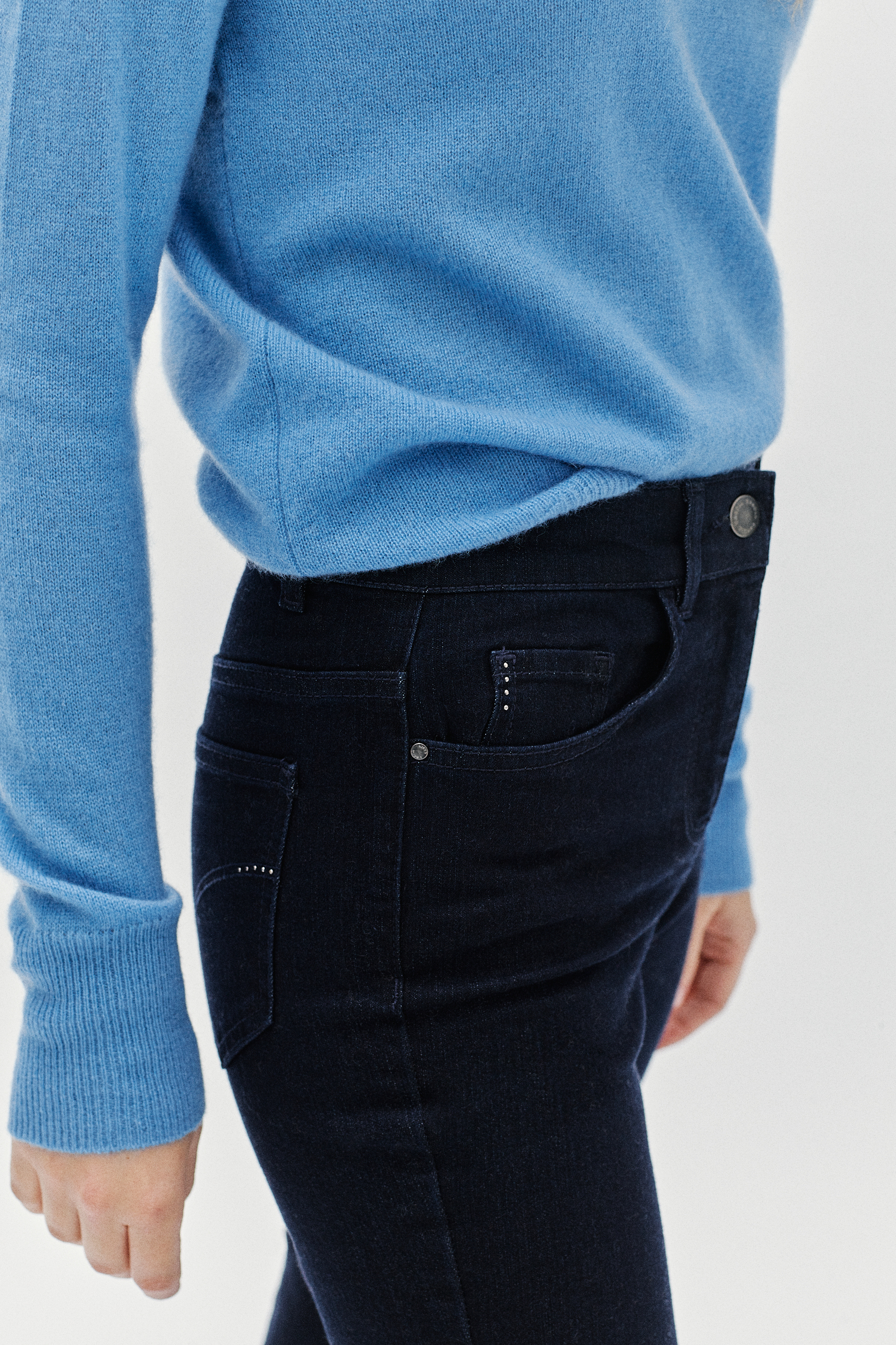 pull zofia 100 cachemire bleu femme pull zofia 100% cachemire bleu femme