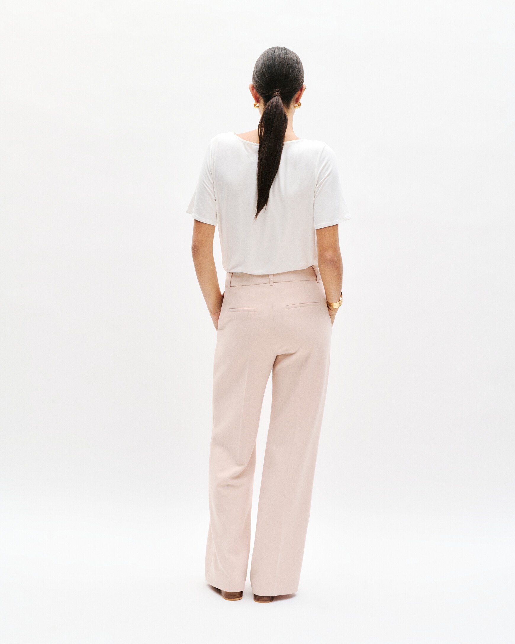 T-shirt trosi ivoire femme