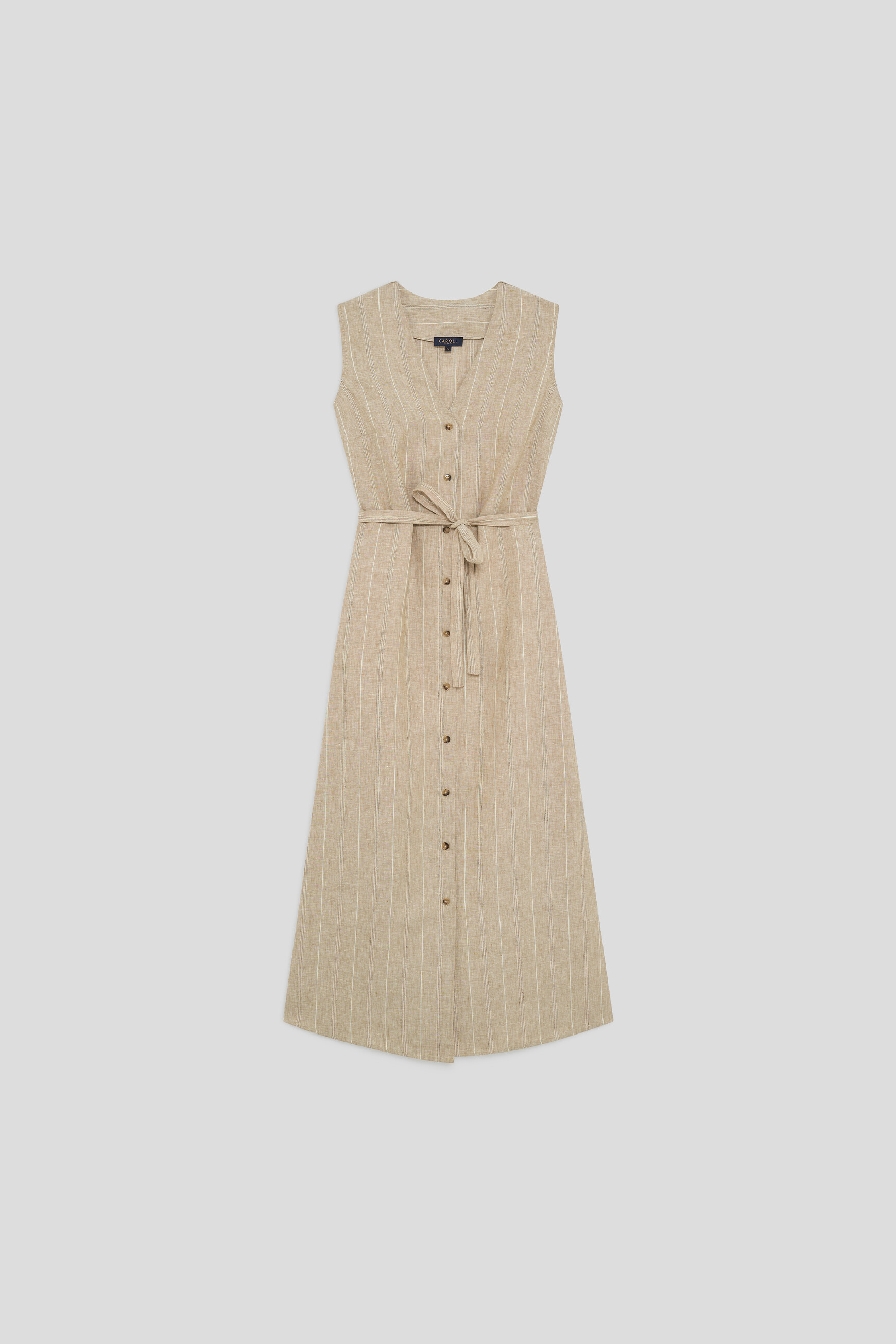 Robe Rosine 100% lin sable femme