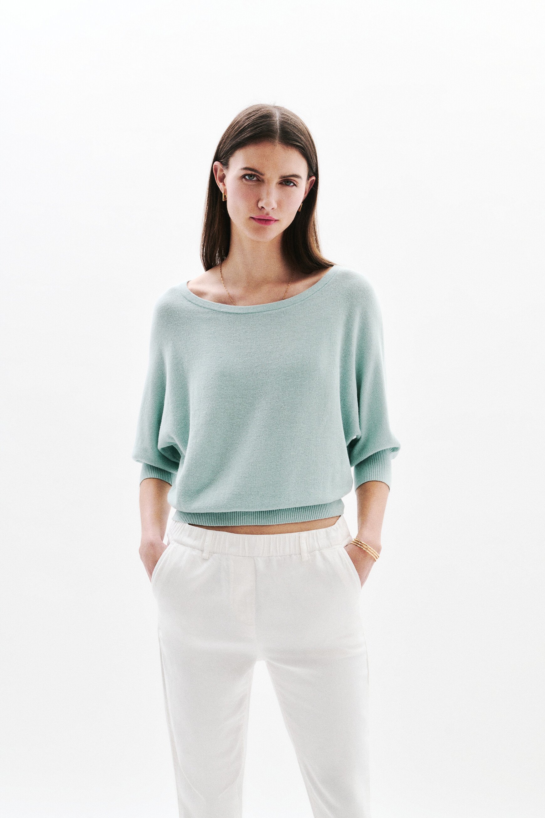 pull joan oversize vert menthe femme Pull joan oversize vert menthe femme