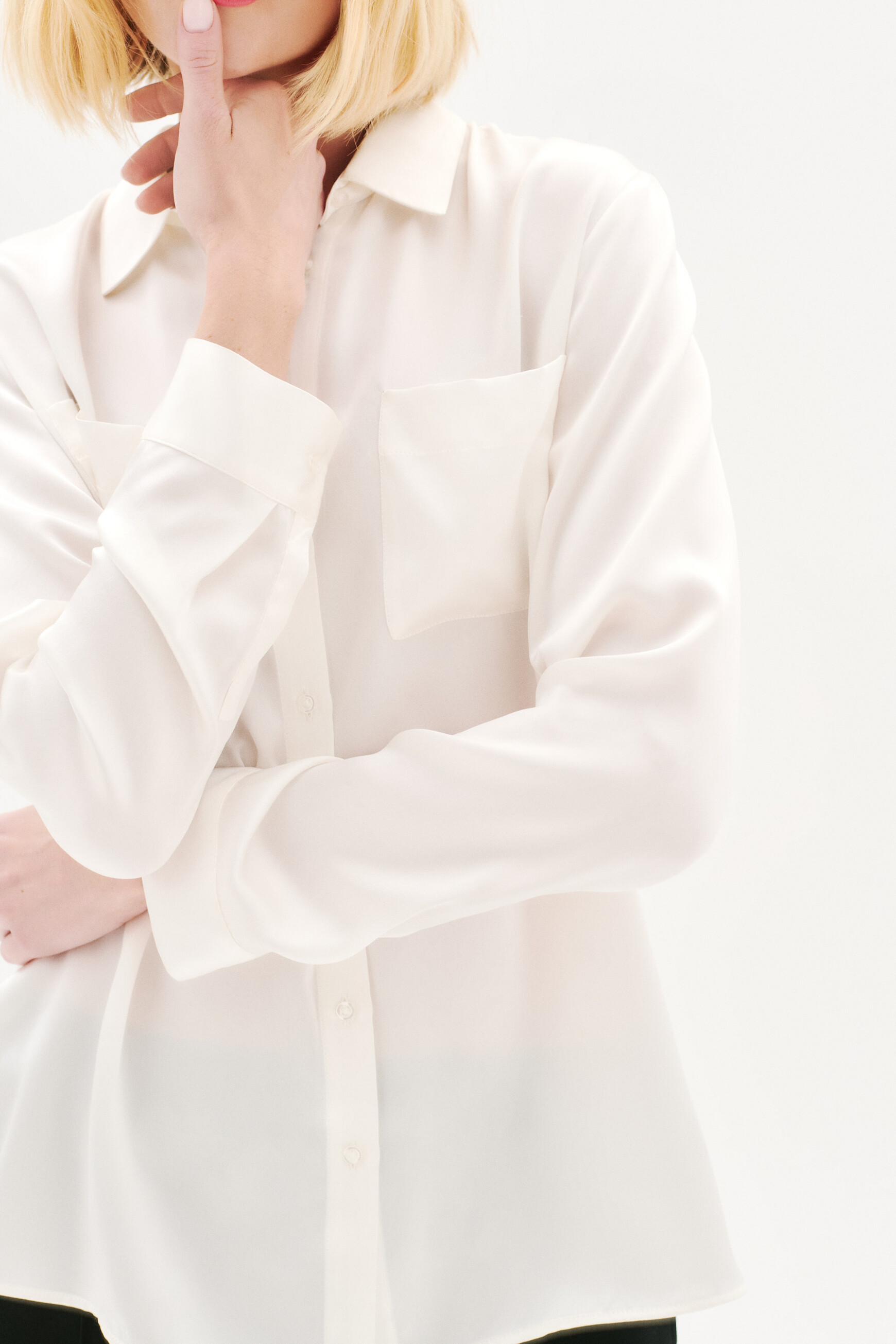 chemise jeanne b 100 soie ivoire femme chemise jeanne b 100% soie ivoire femme