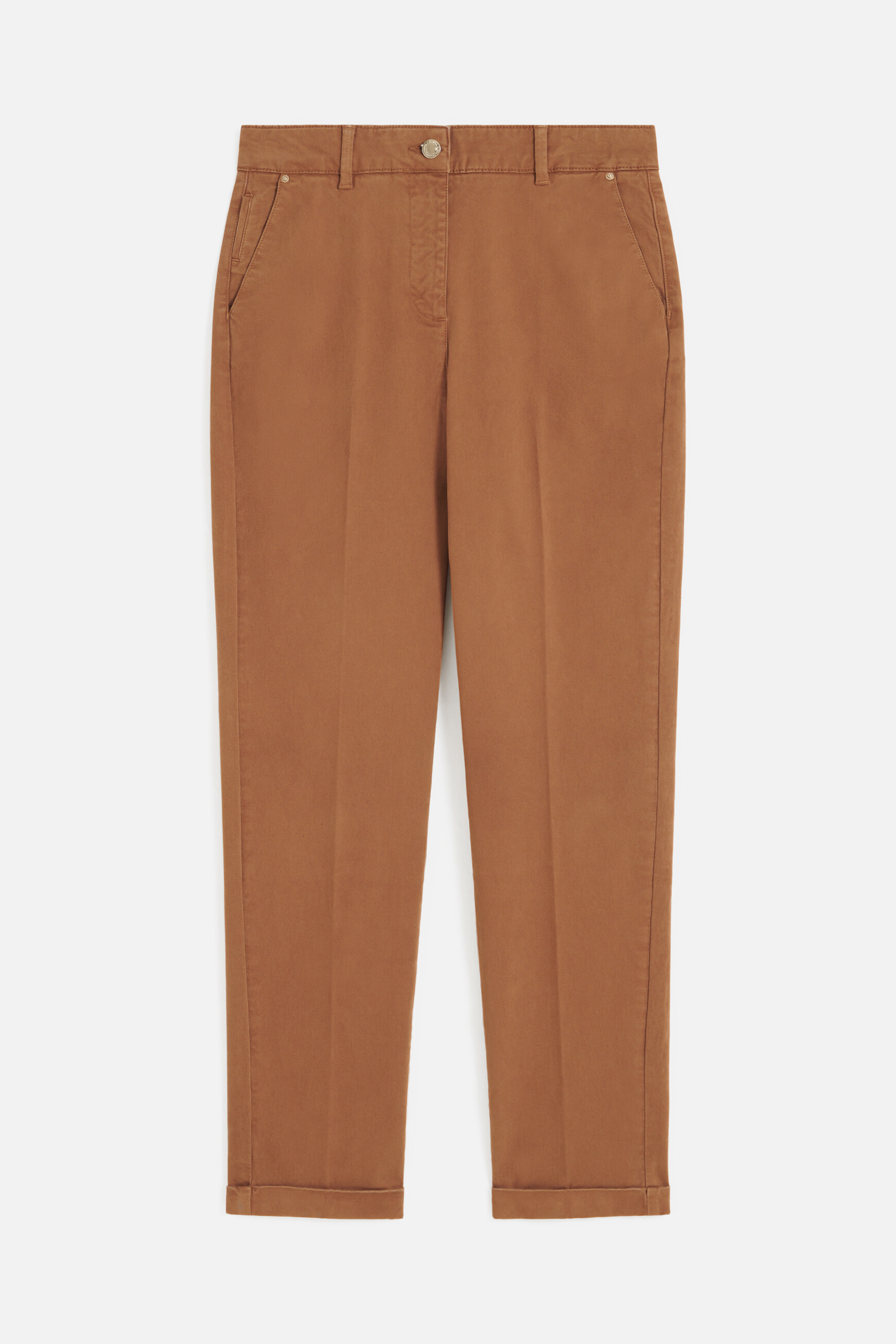 pantalon pachille marron cognac femme Pantalon pachille marron cognac femme
