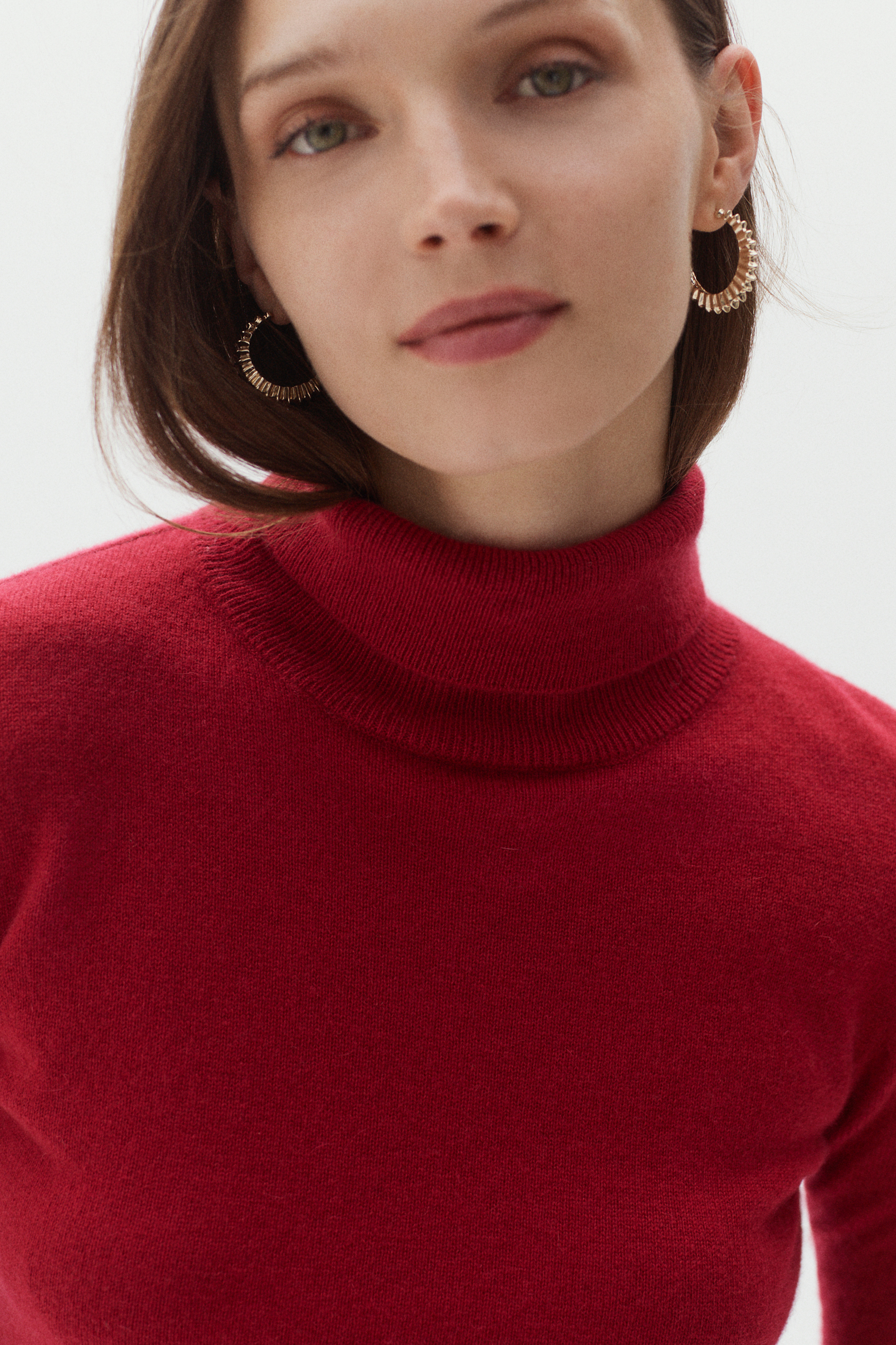 pull dylan b 100 cachemire rouge fonce femme pull dylan b 100% cachemire rouge fonce femme