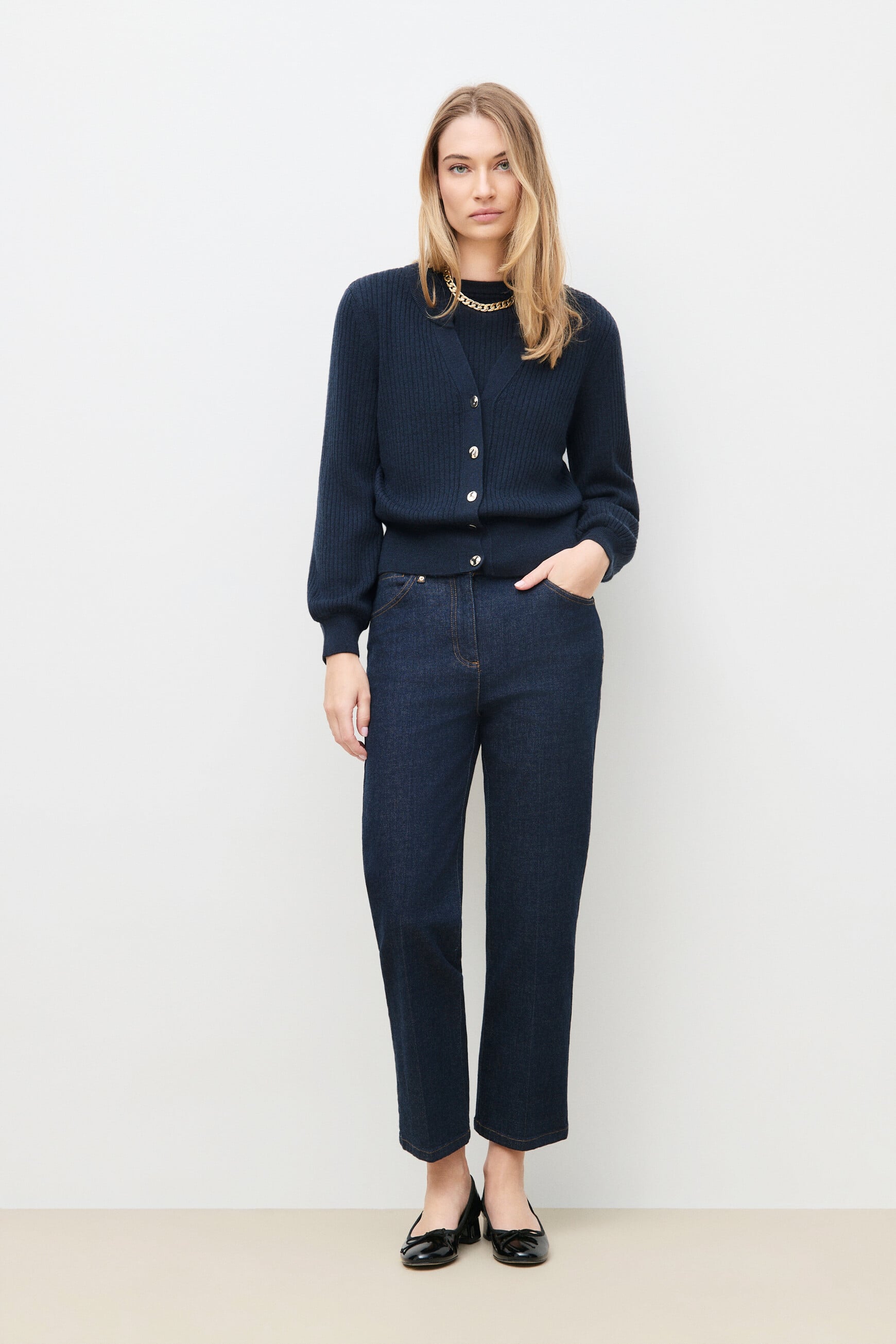 Mbenedicte sweater navy blue woman