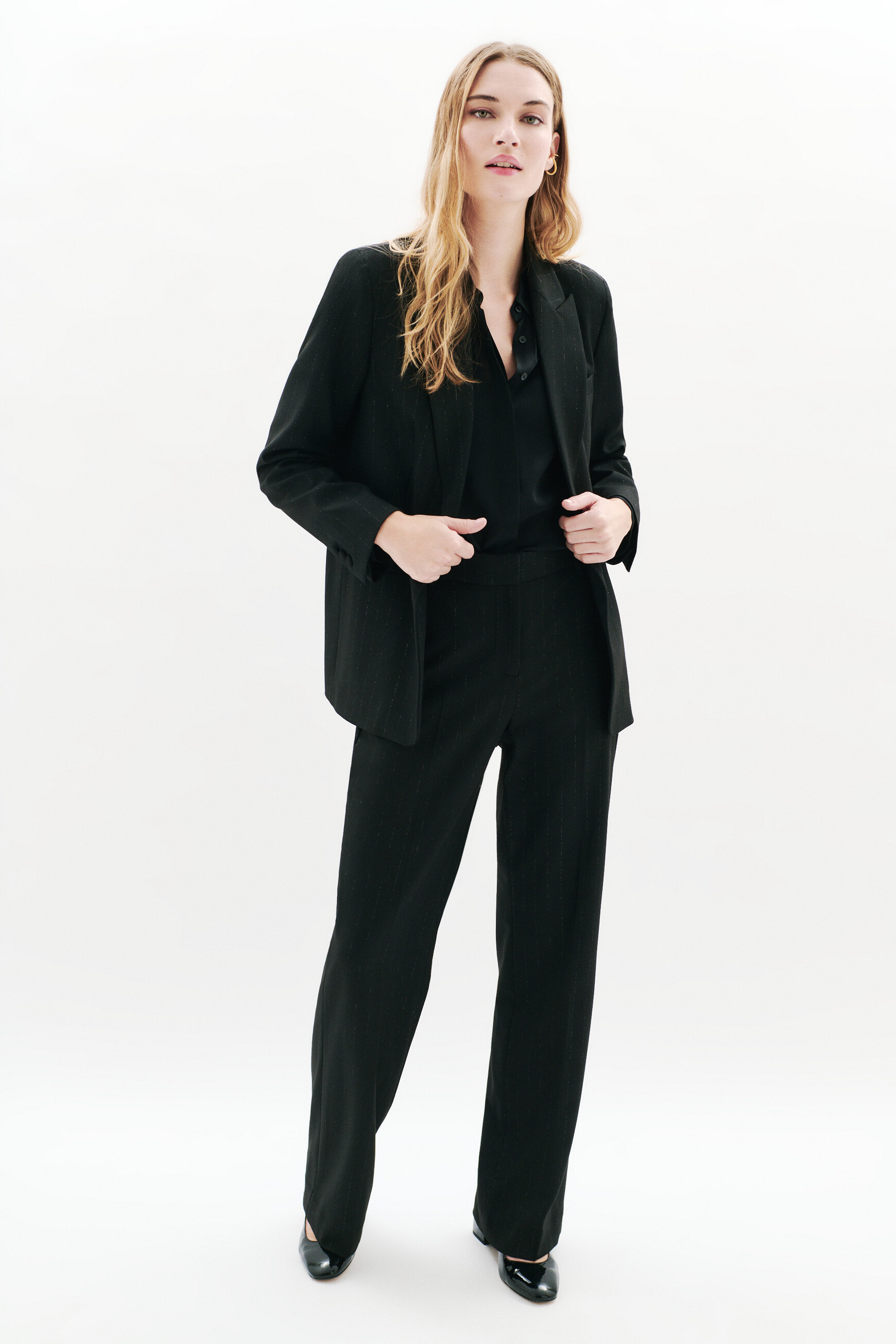 pantalon podium noir femme schwarz damen