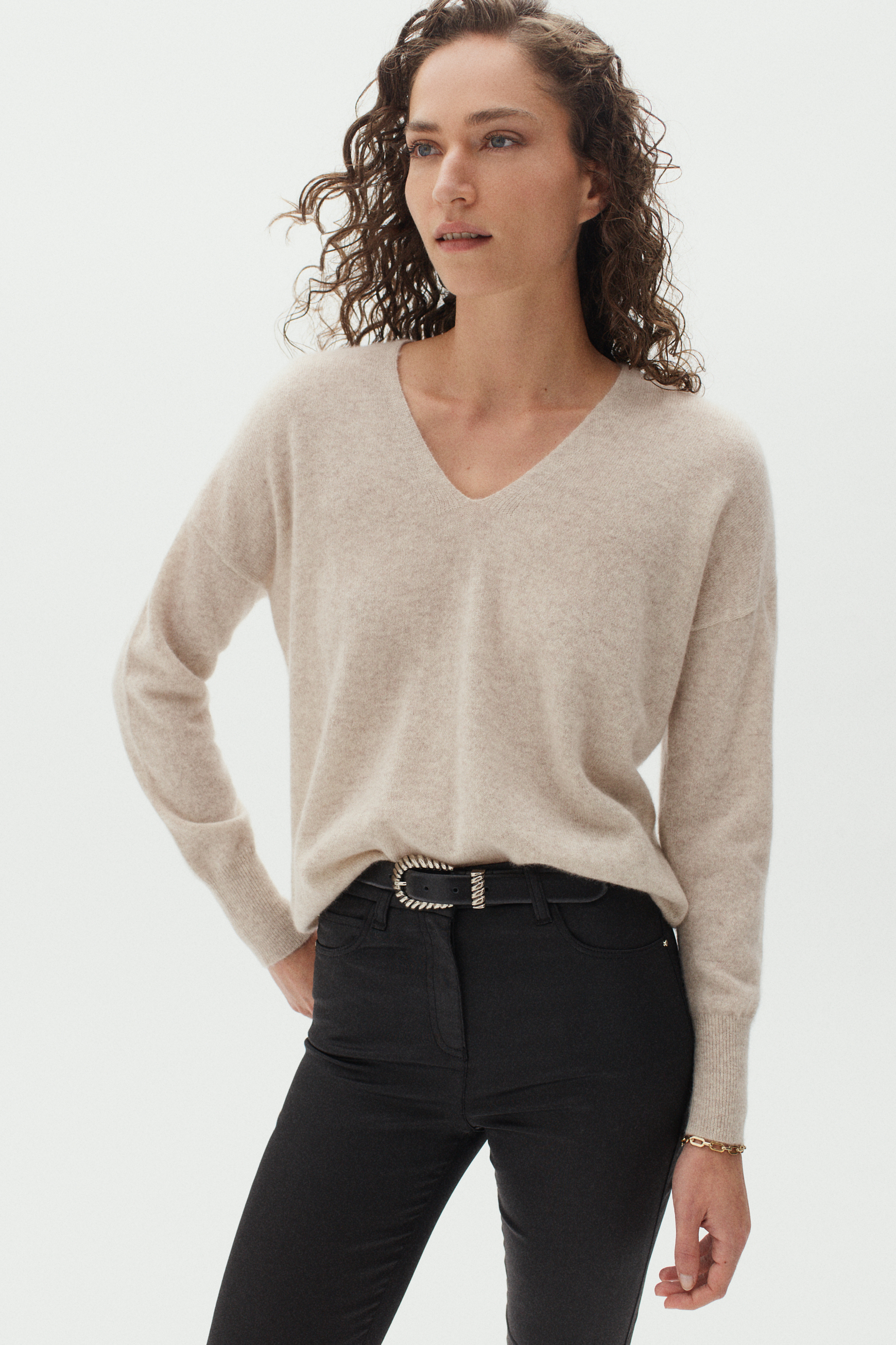pull gregoire 100 cachemire beige femme pull gregoire 100% cachemire beige femme