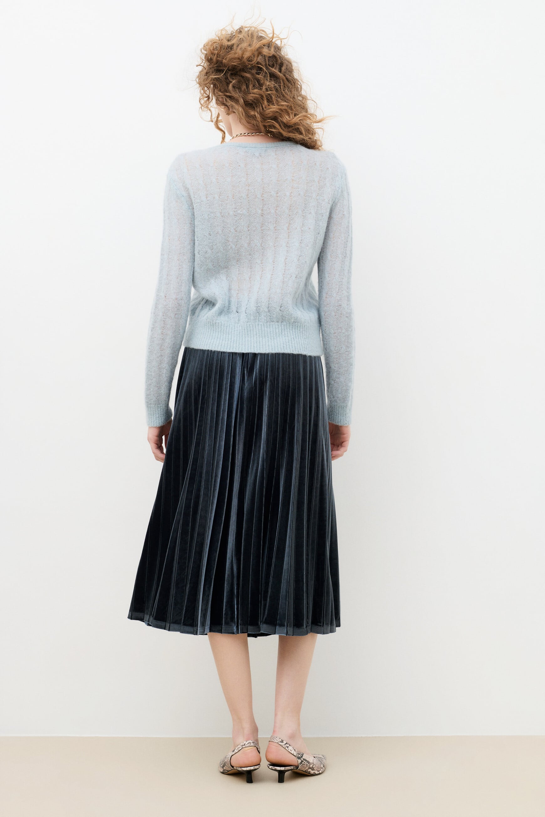 Msydney sweater blue-grey woman