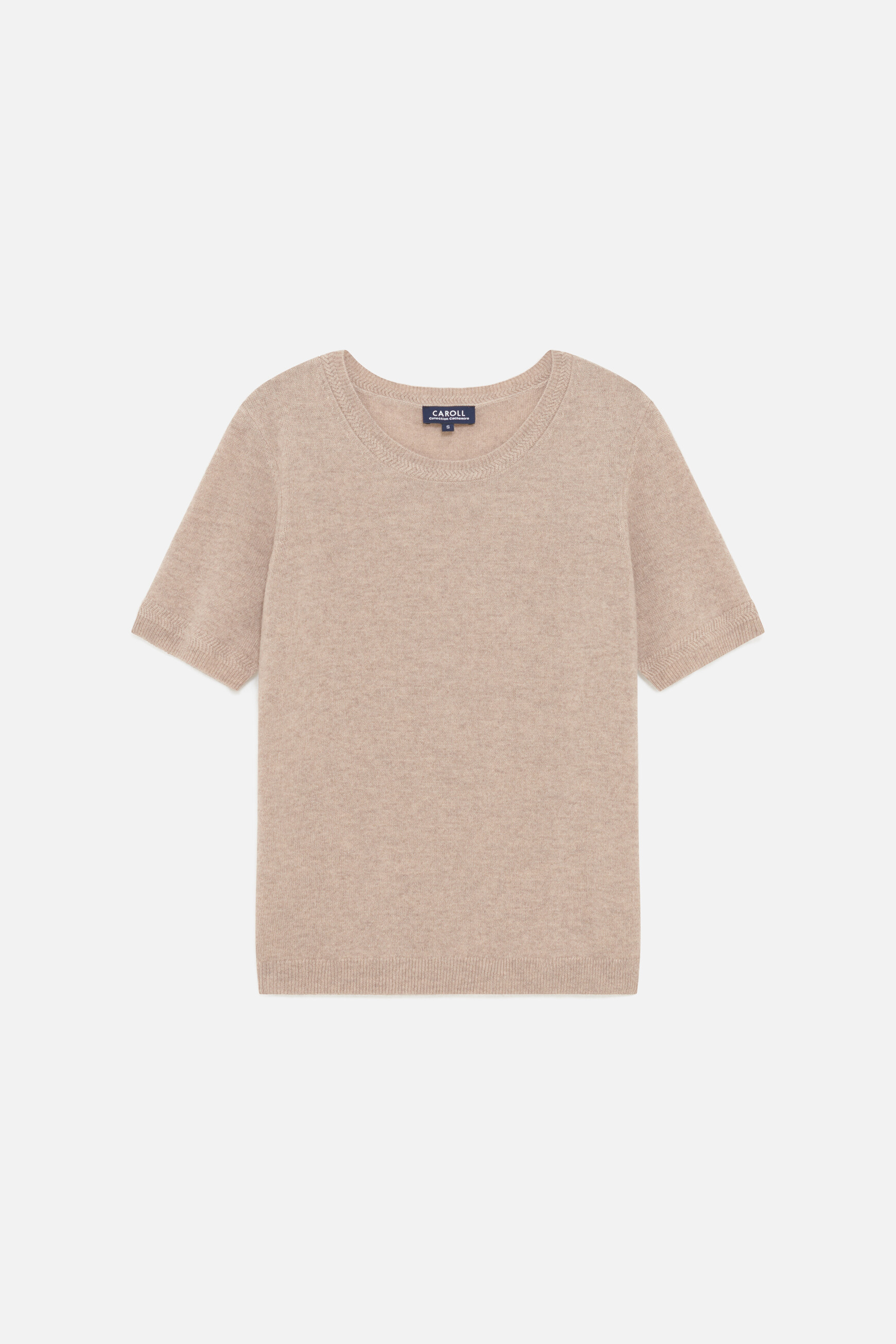 pull mcaro 100 cachemire marron clair femme Pull Mcaro 100% cachemire marron clair femme