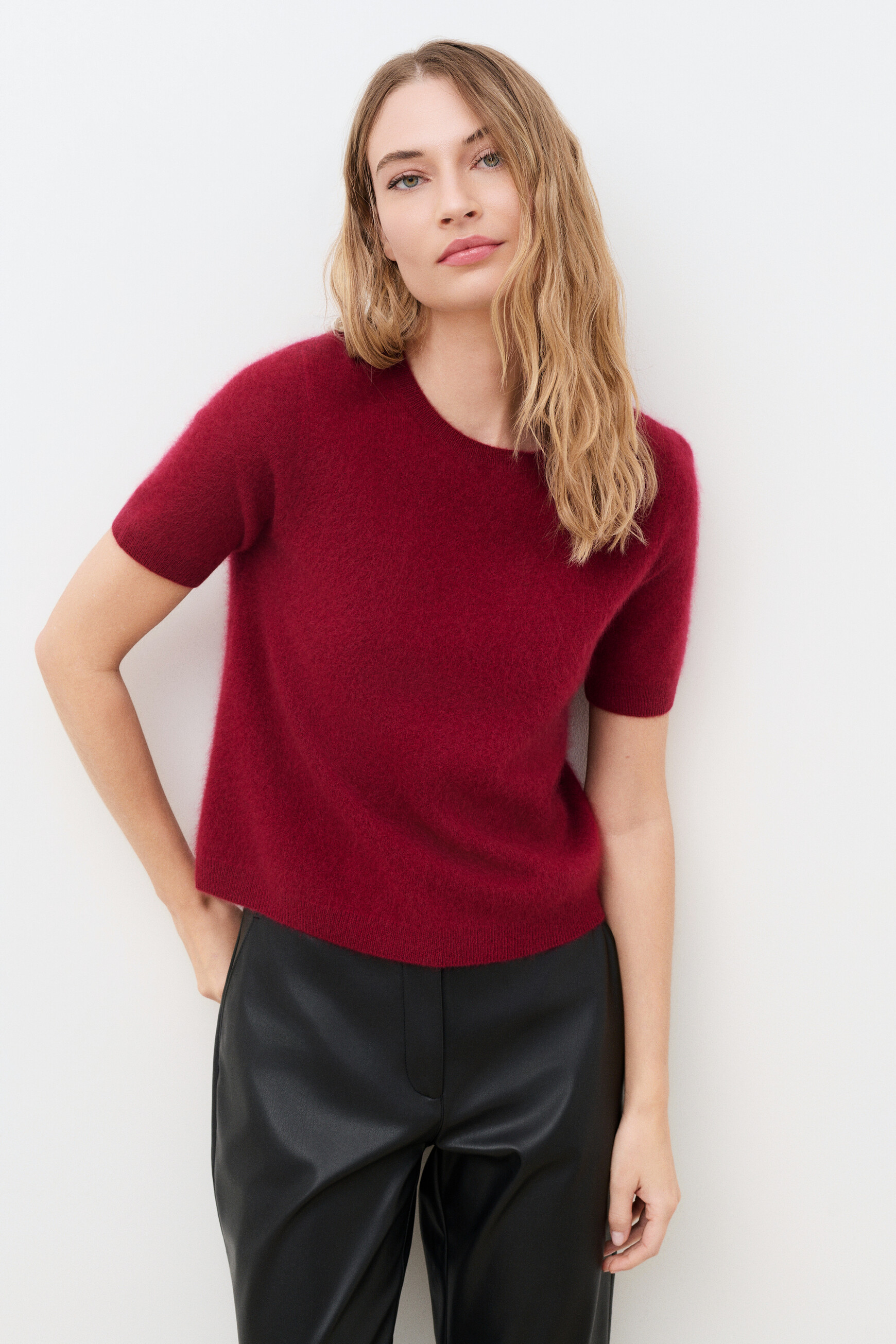 Mvalentine sweater dark red woman