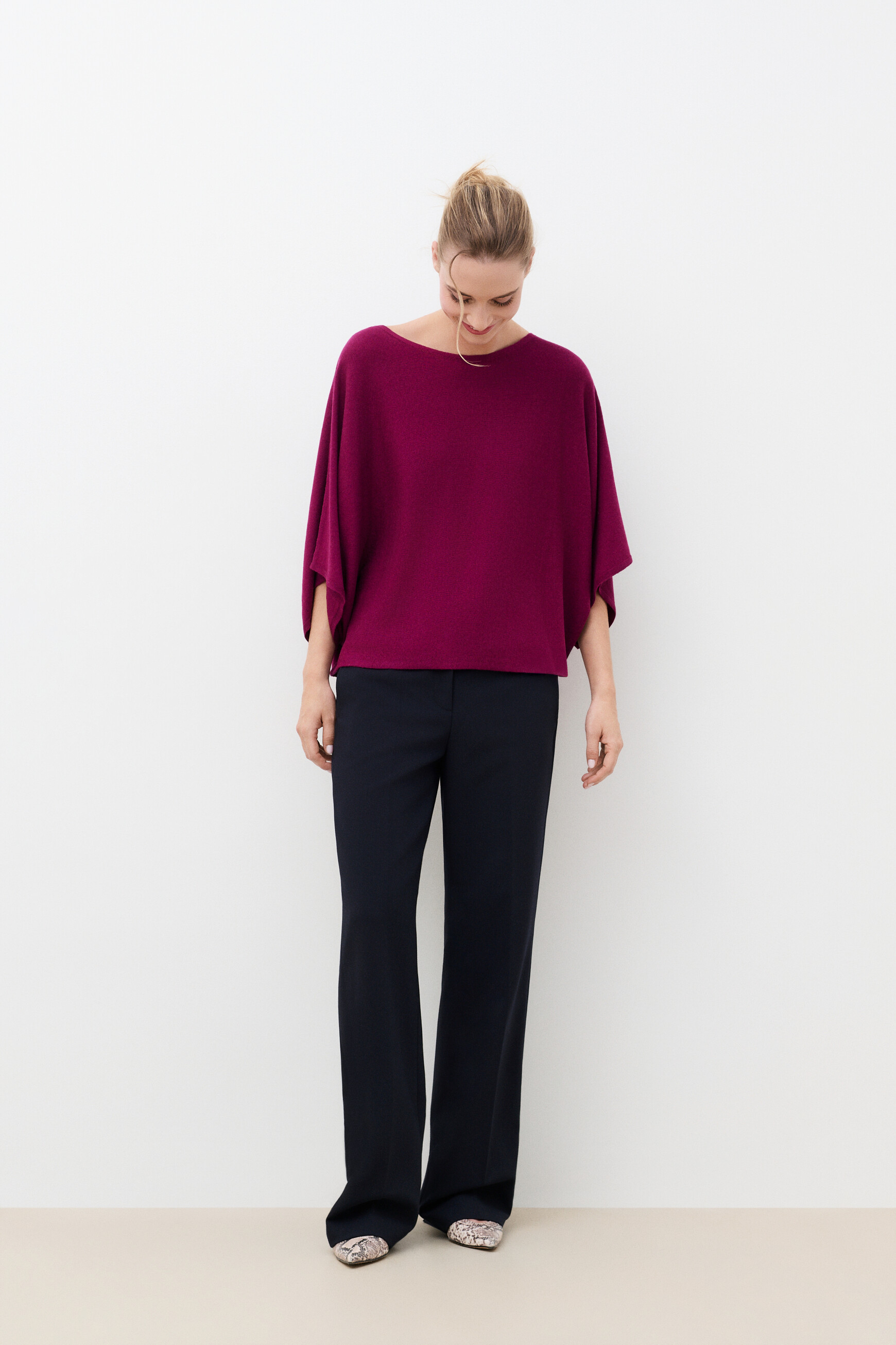 Mcheryl sweater violete oscuro woman