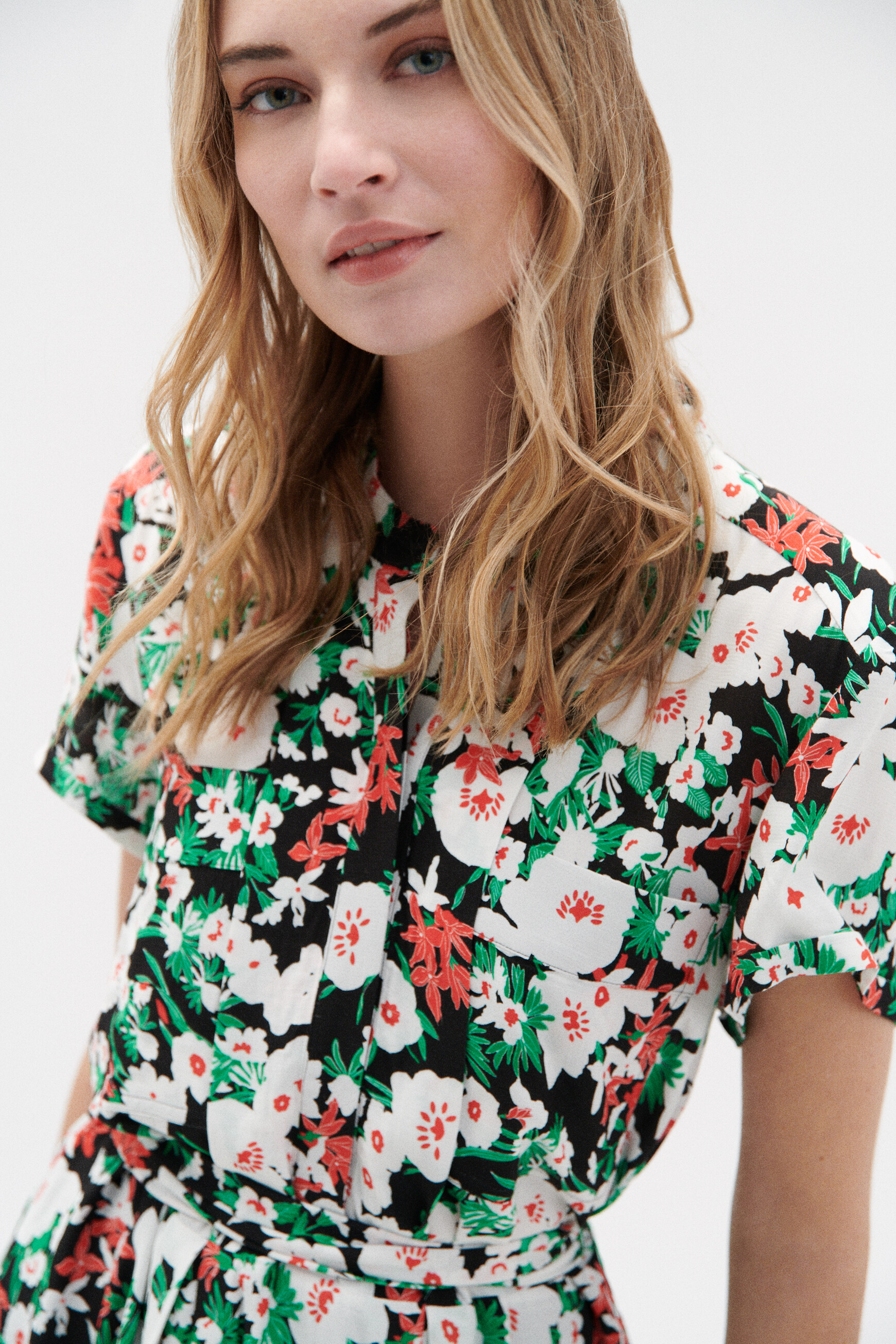 robe dayana print noir femme