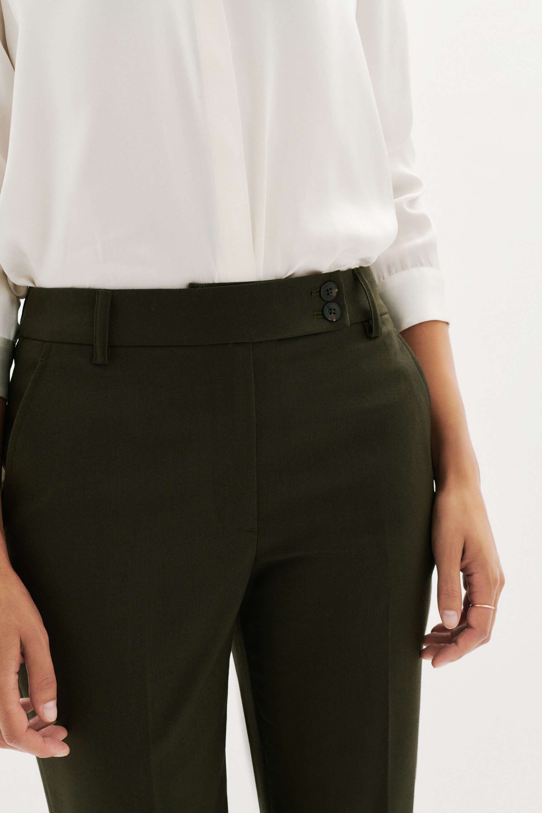 Pantalon Pilotiville vert foncé femme