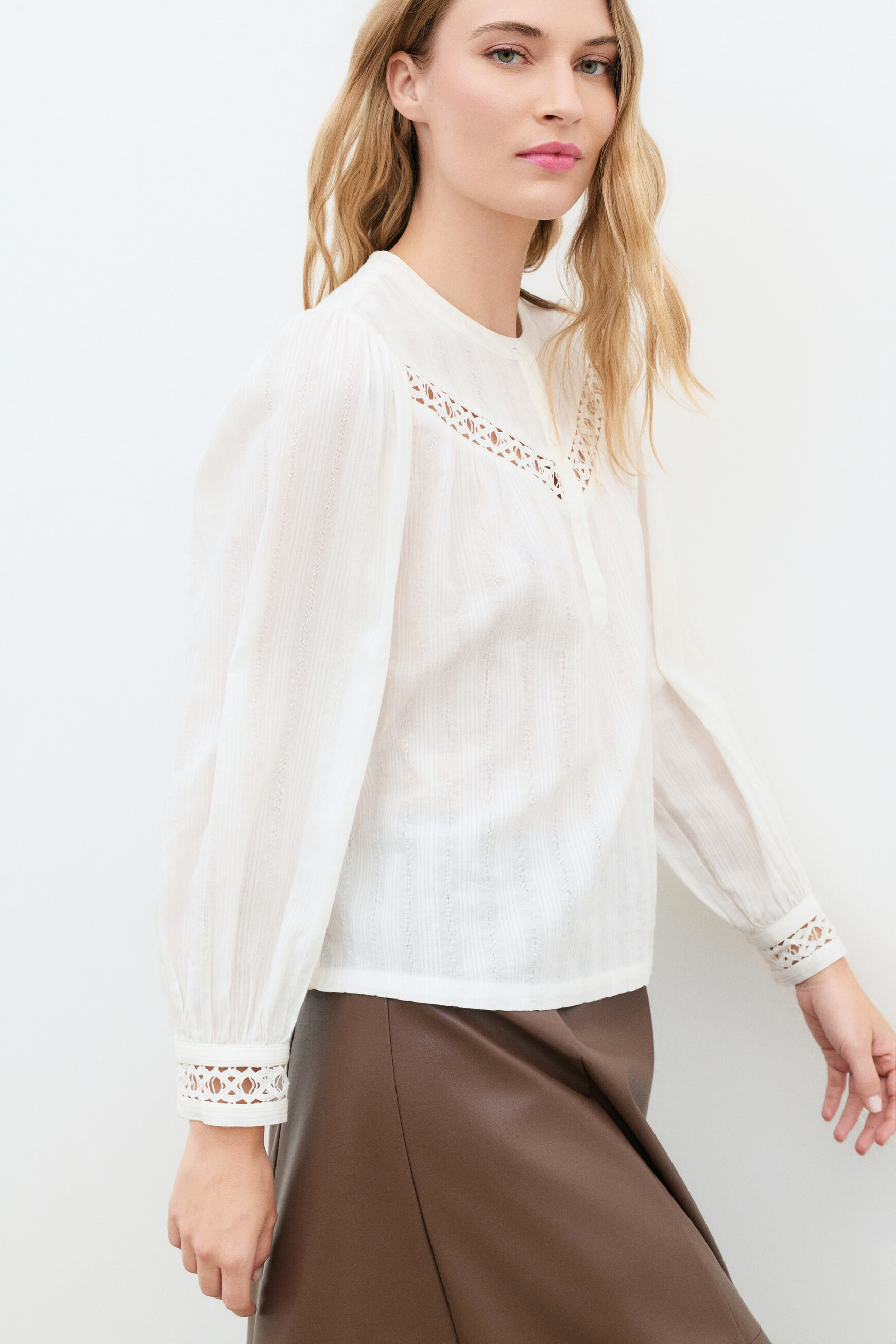 Camisa Cbailey branco mulher