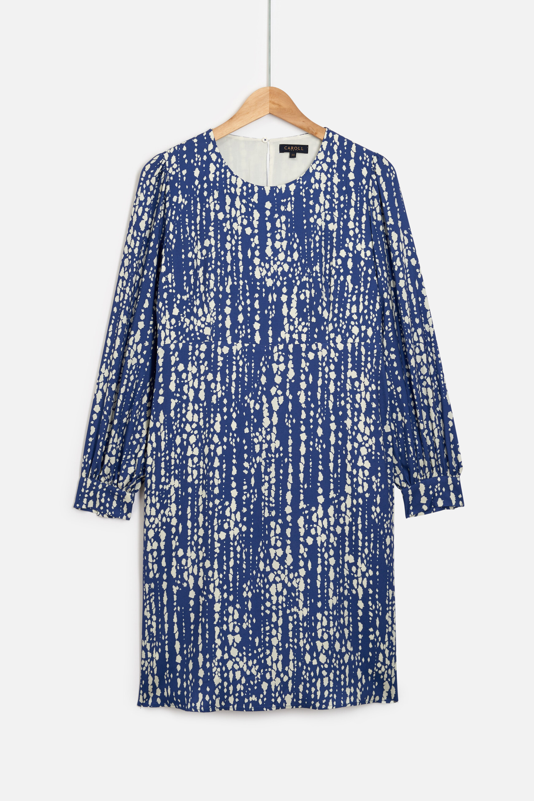Vestido Nikita con dibujo azul mujer | Caroll Vestido Nikita con dibujo azul mujer | Caroll