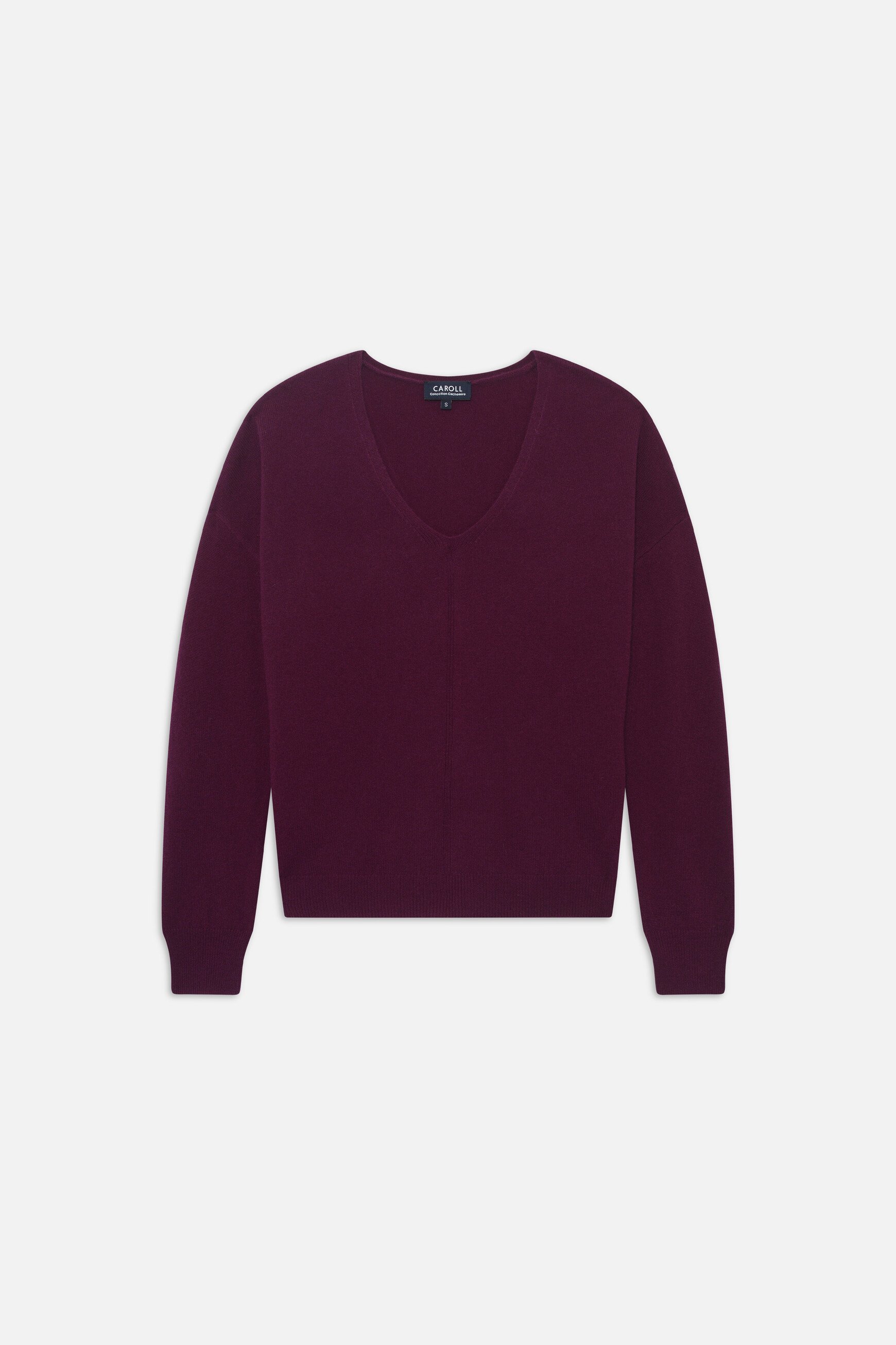 Mthelmina 100% cashmere sweater plum woman