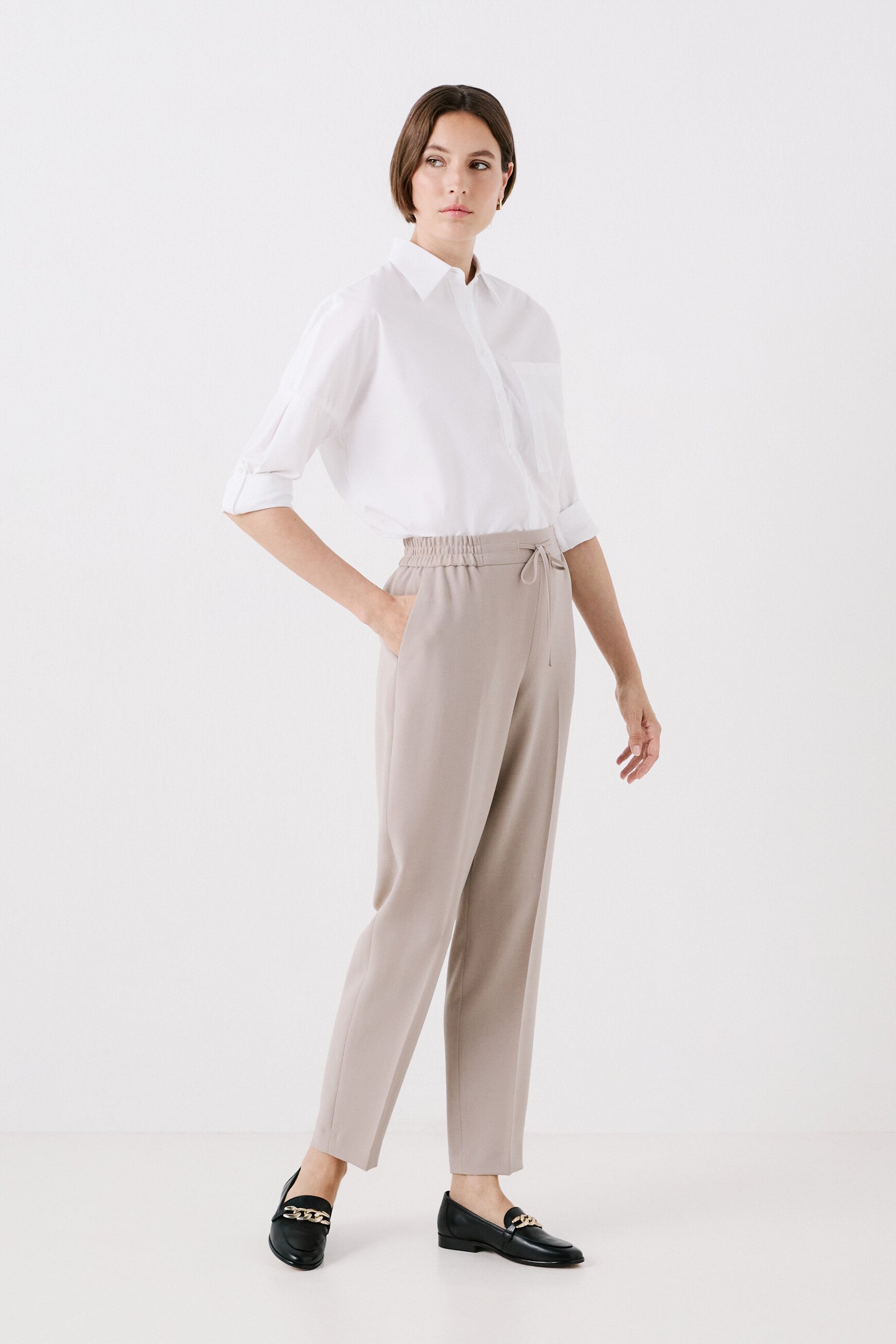 Pants pdanna beige woman