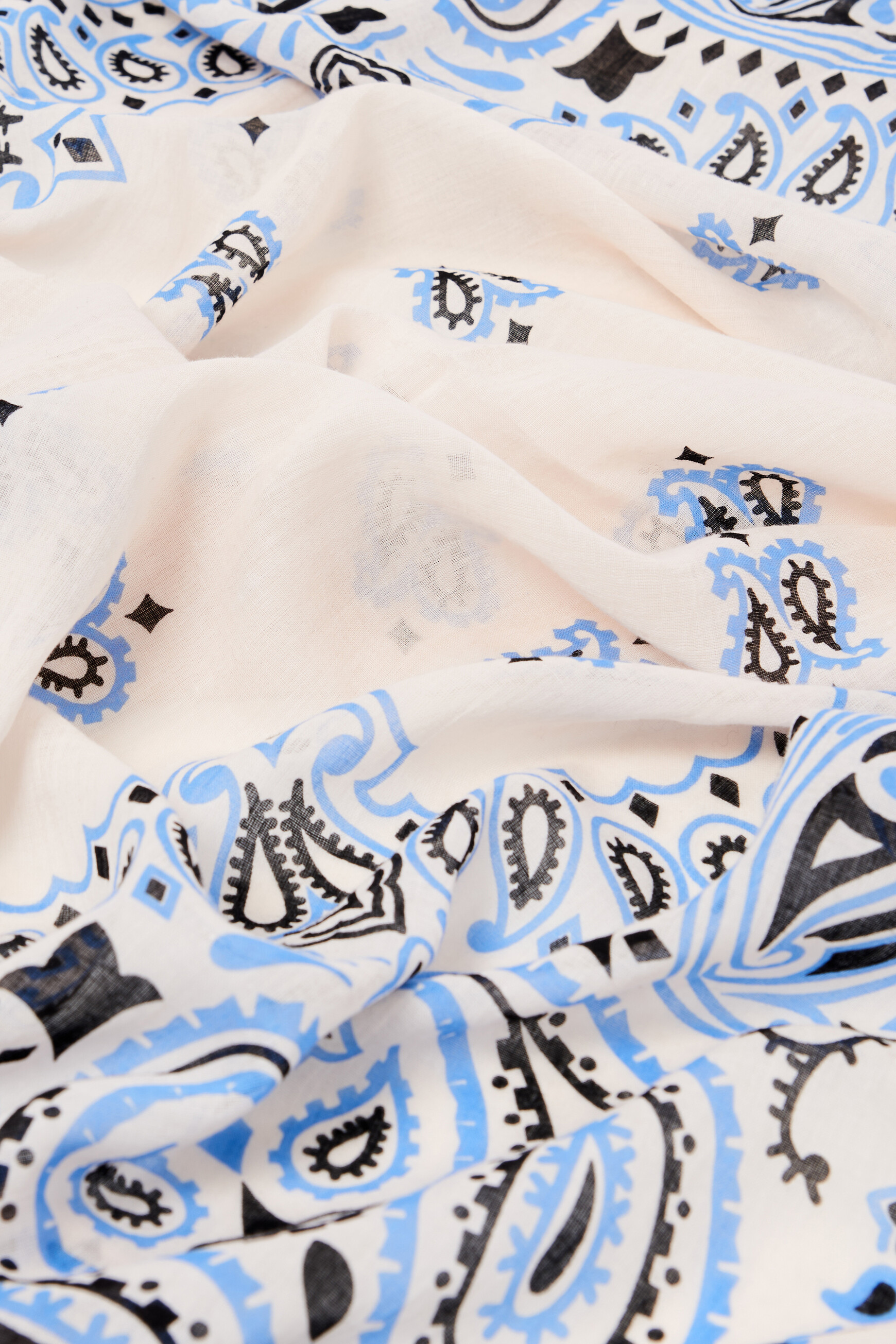 foulard ladana ecru femme Foulard Ladana ecru femme