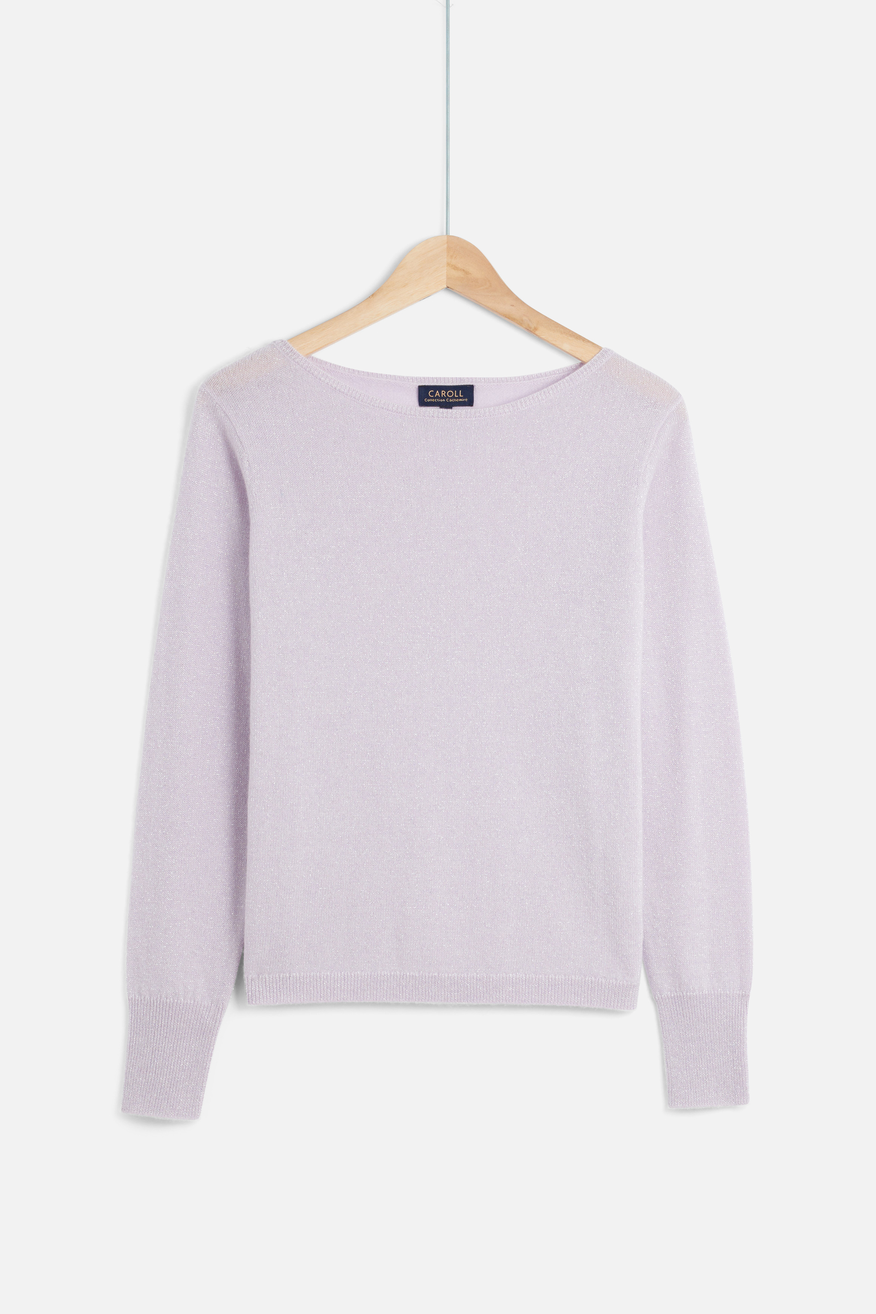 pull zofia lurex 100 cachemire parme femme pull zofia lurex 100% cachemire parme femme