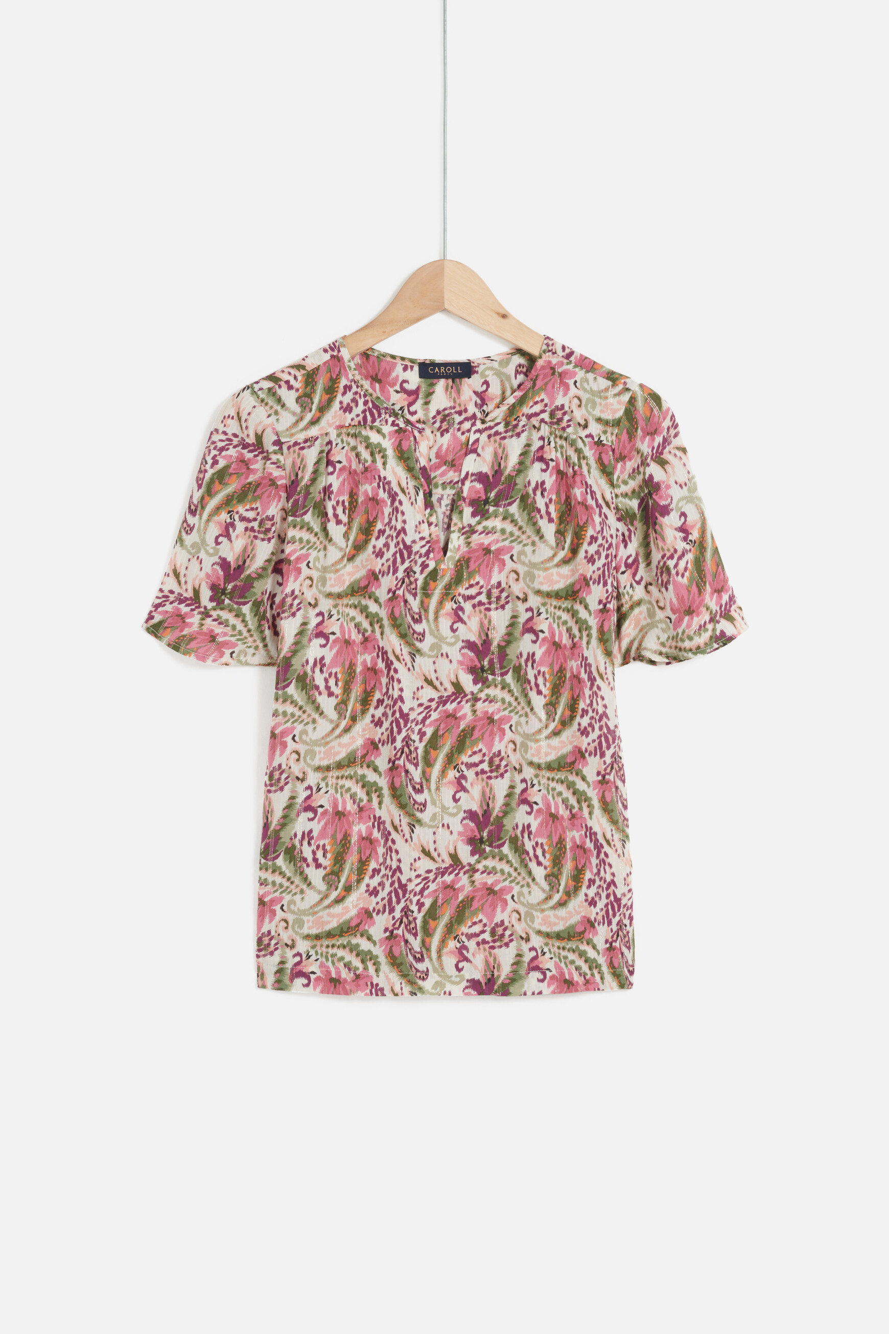 blouse celiane2 rose corail femme Blouse celiane2 rose corail femme