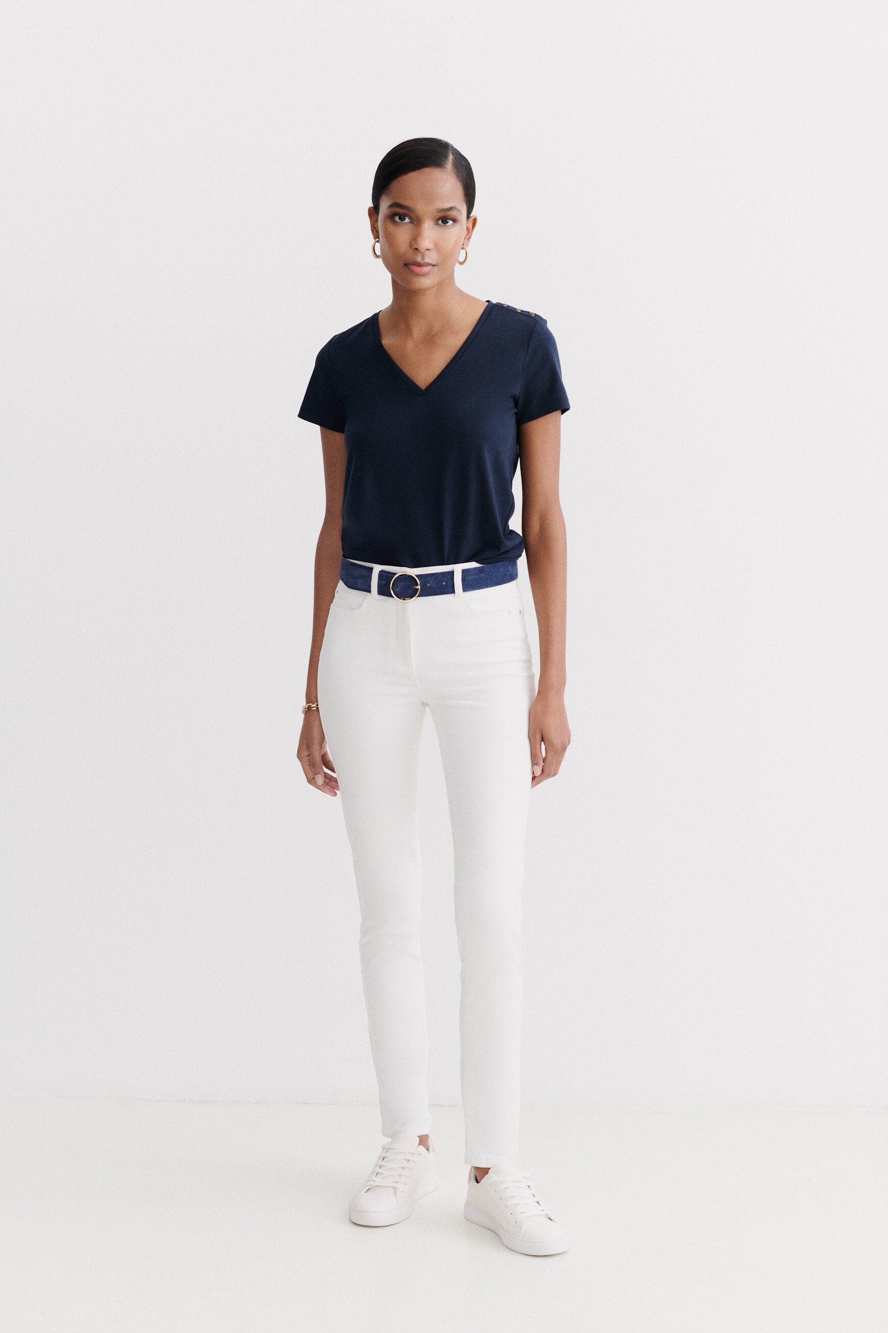 t shirt manon bleu marine femme t-shirt manon bleu marine femme