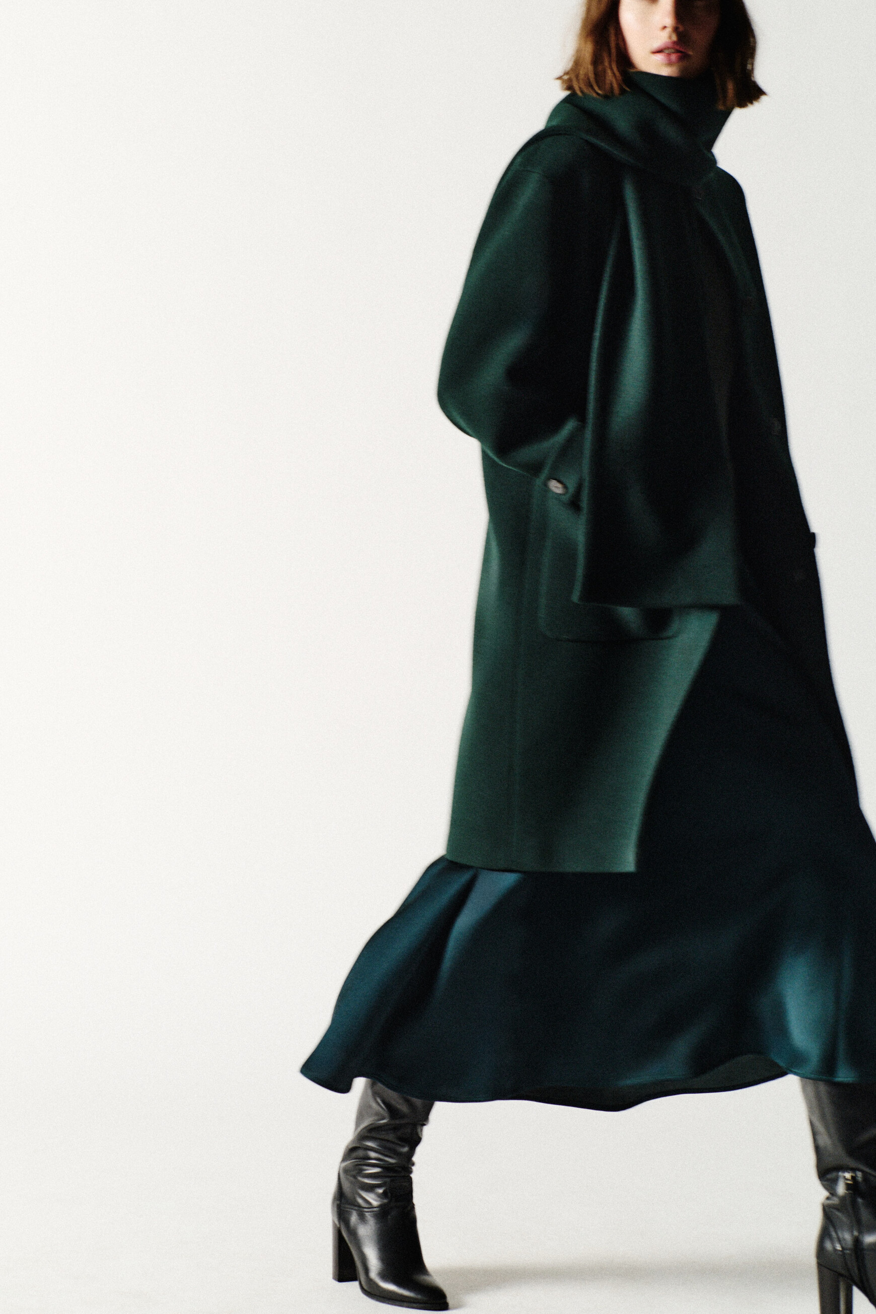 Mantel Gentiani vert foncé damen