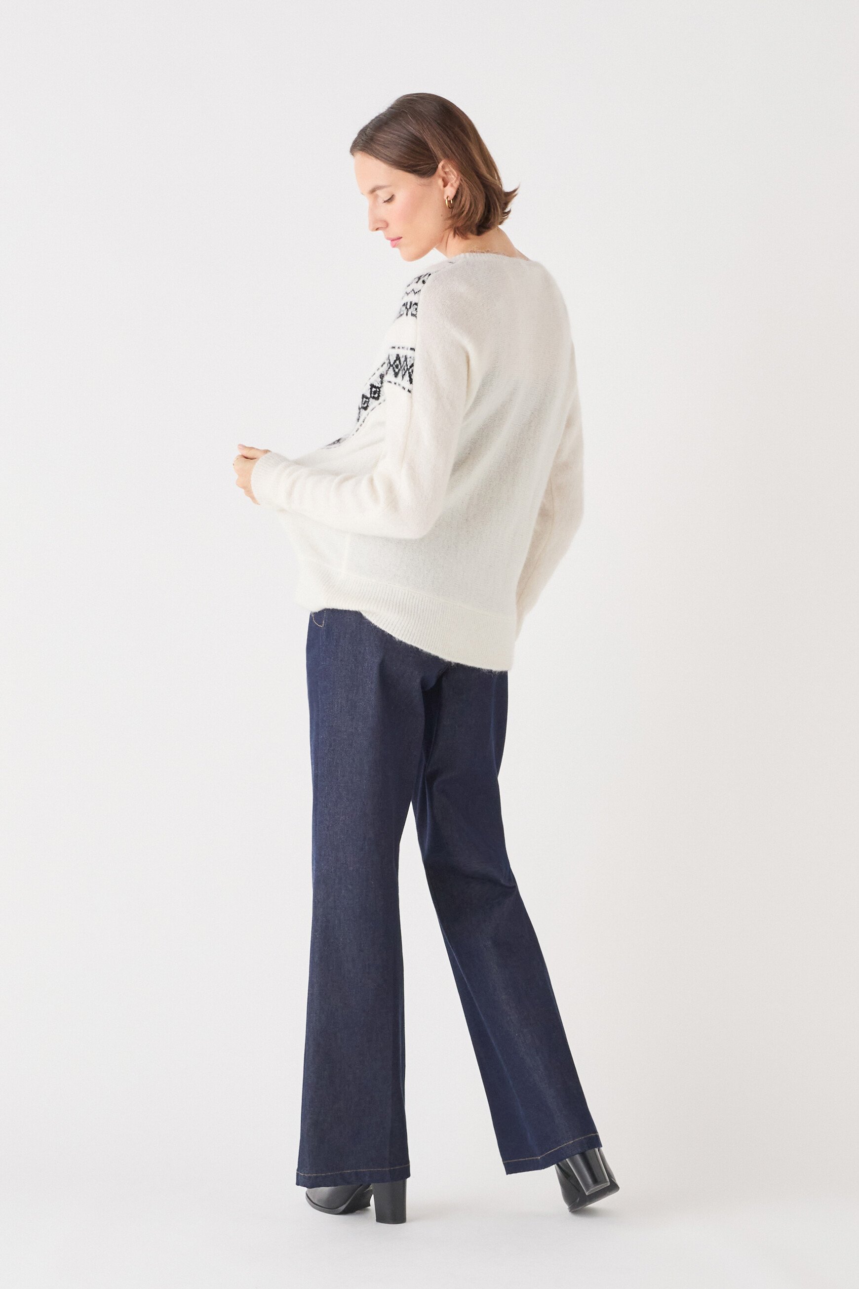 sweater msteven ecru woman Sweater msteven ecru woman